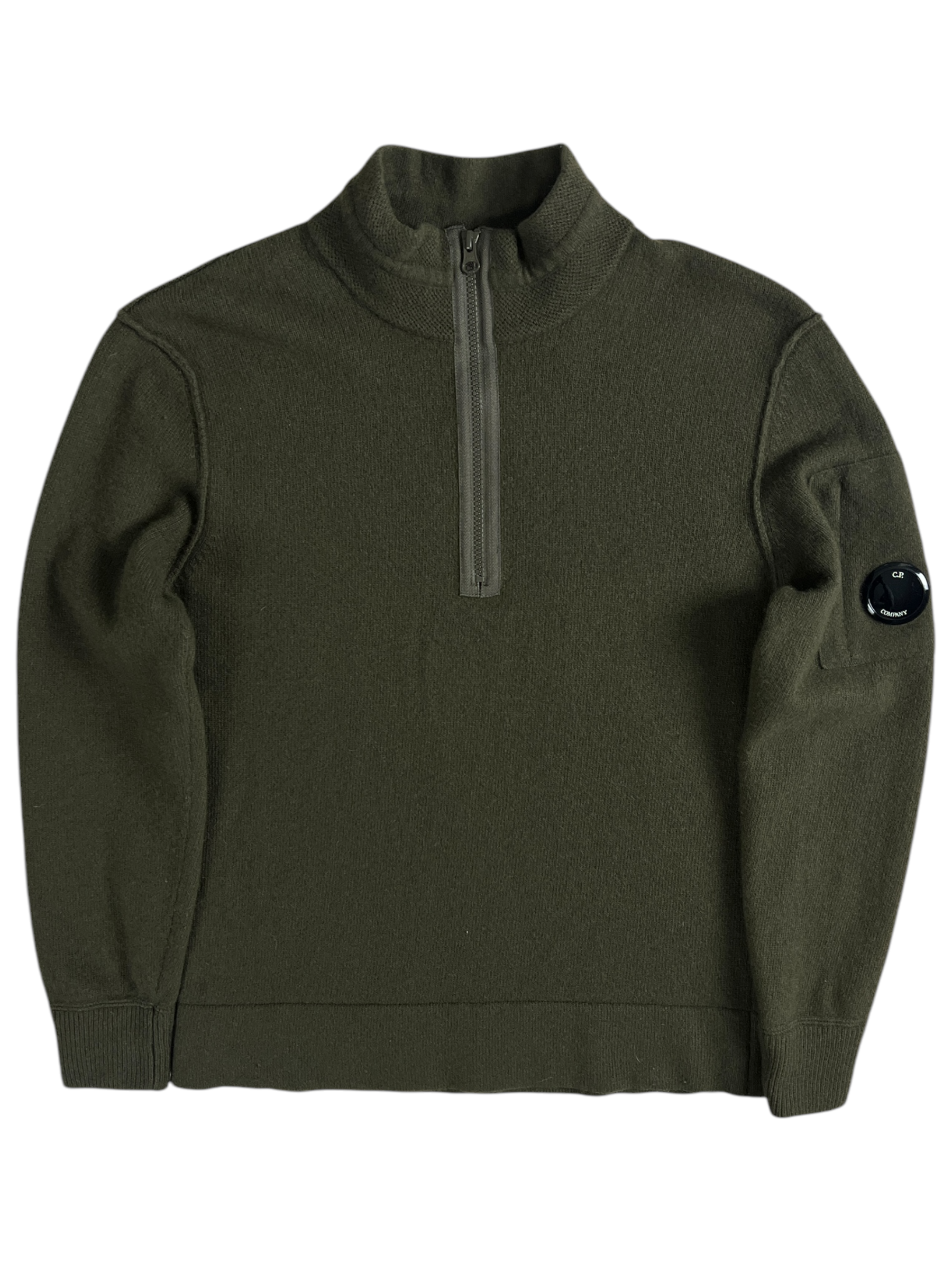 Pull C.P Company kaki taille M - Vue de face