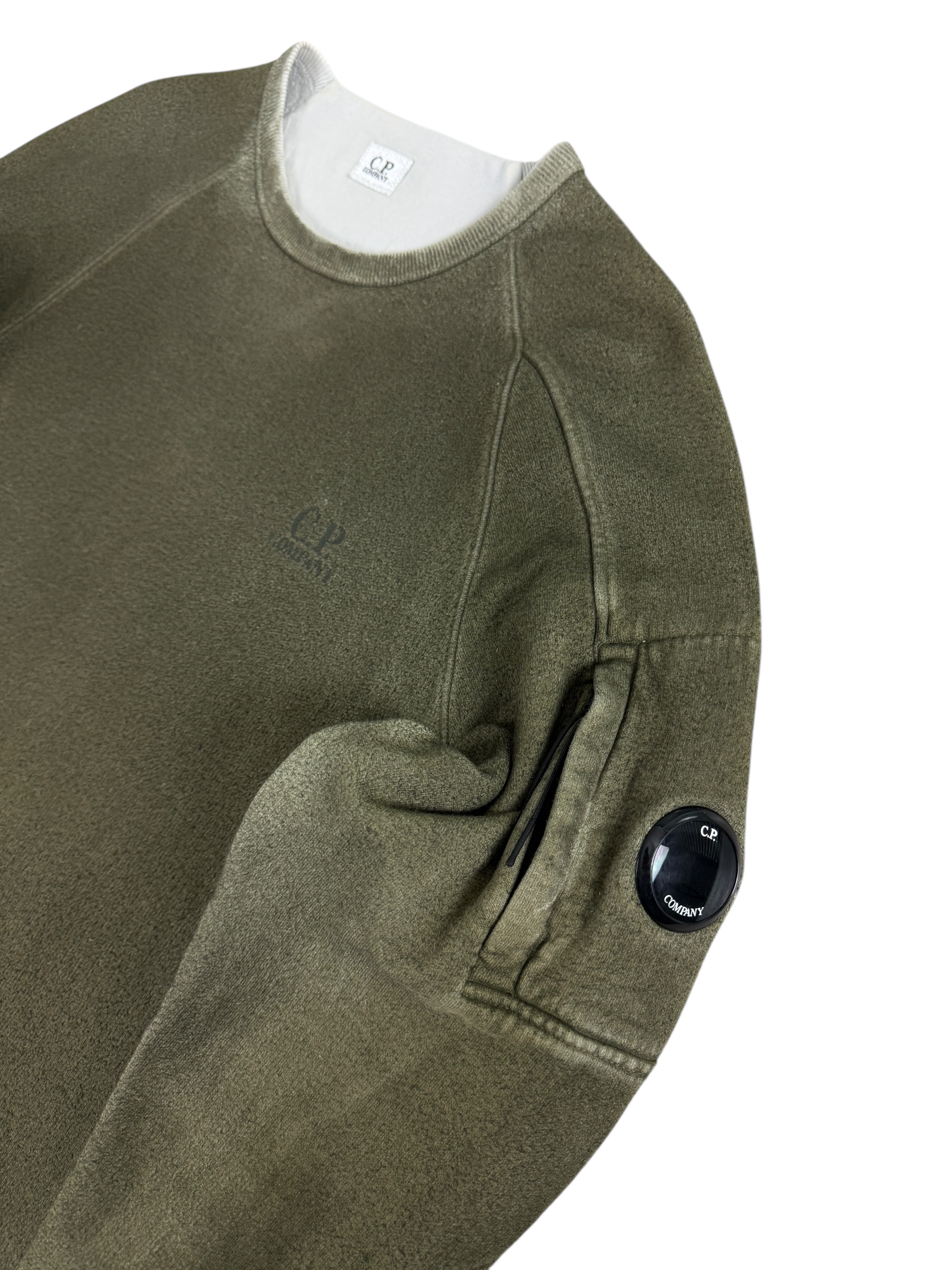 Pull C.P Company kaki taille S - Détail