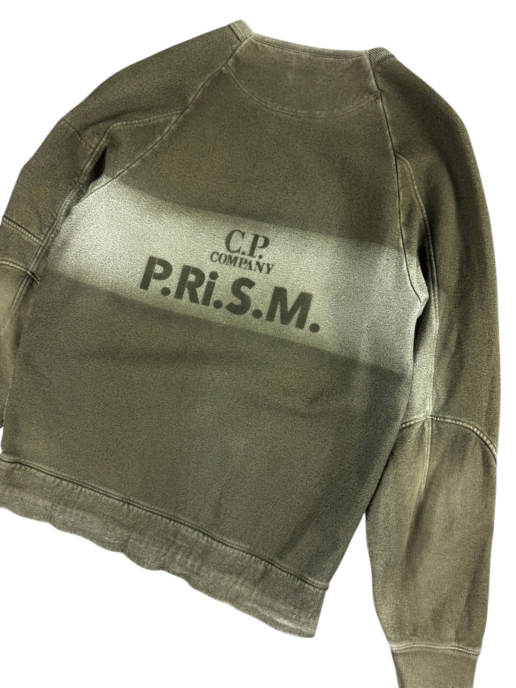 Pull C.P Company kaki taille S - Vue de dos