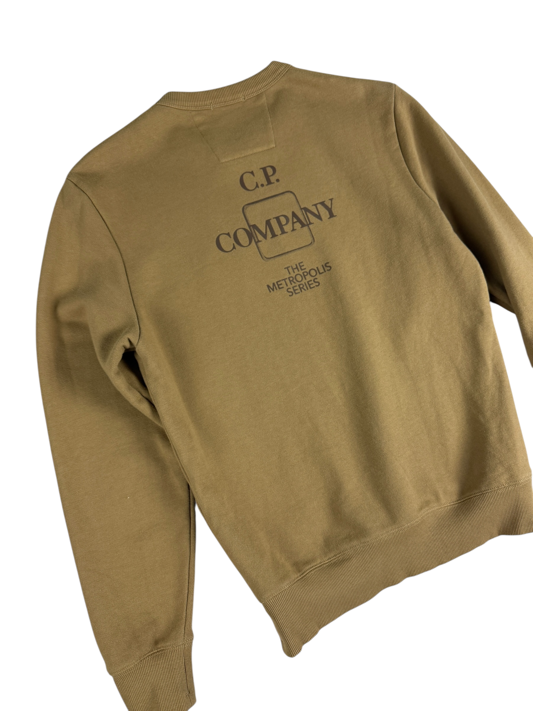 Pull C.P Company marron taille XS - Vue de dos