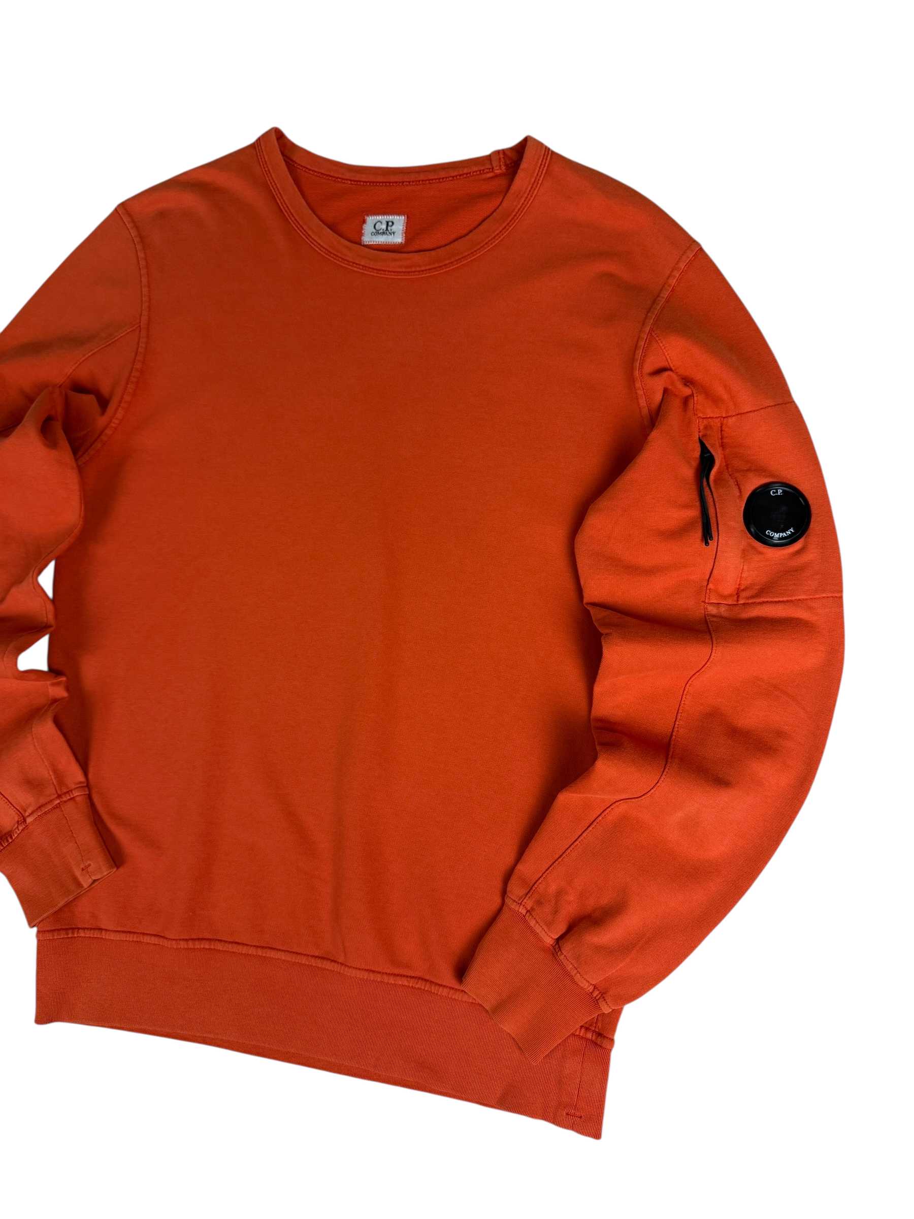 Pull C.P Company orange taille S - Vue de dos