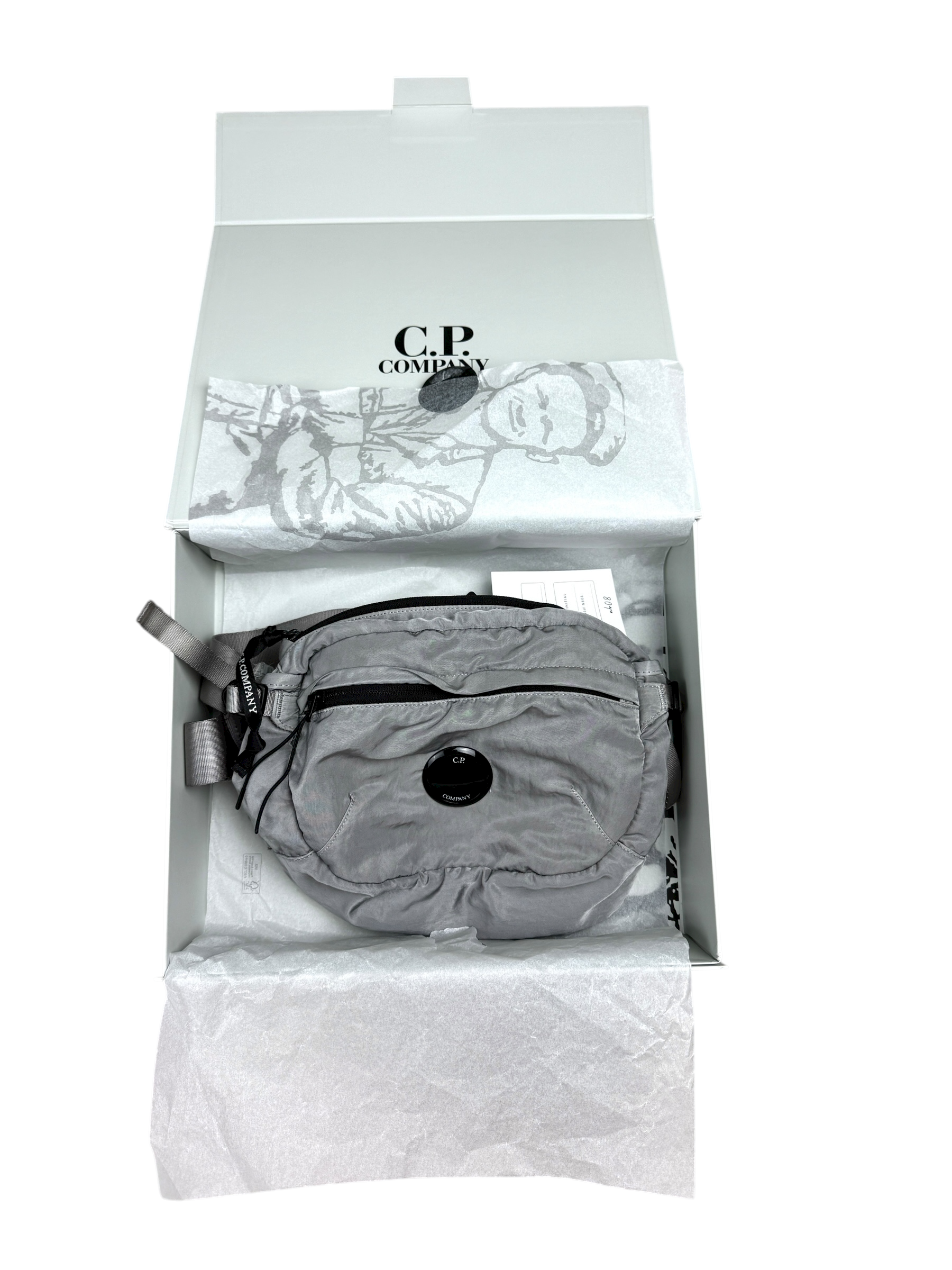 Sacoche C.P Company gris taille UNI - Vue de face