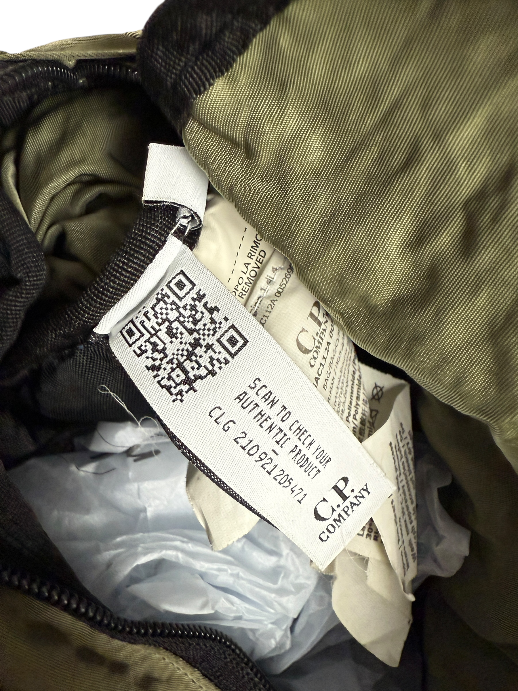 Sacoche C.P Company kaki taille UNI - Détail