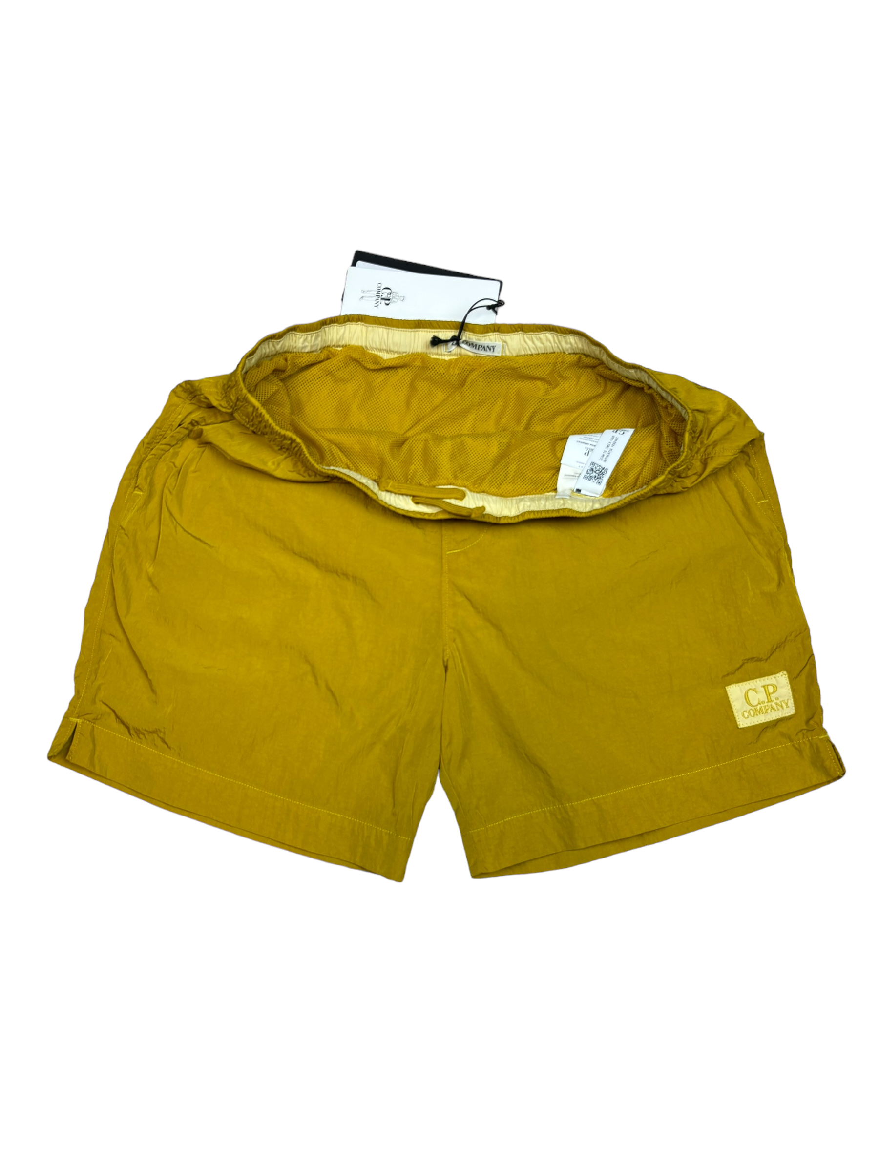 Short C.P Company jaune taille S - Détail