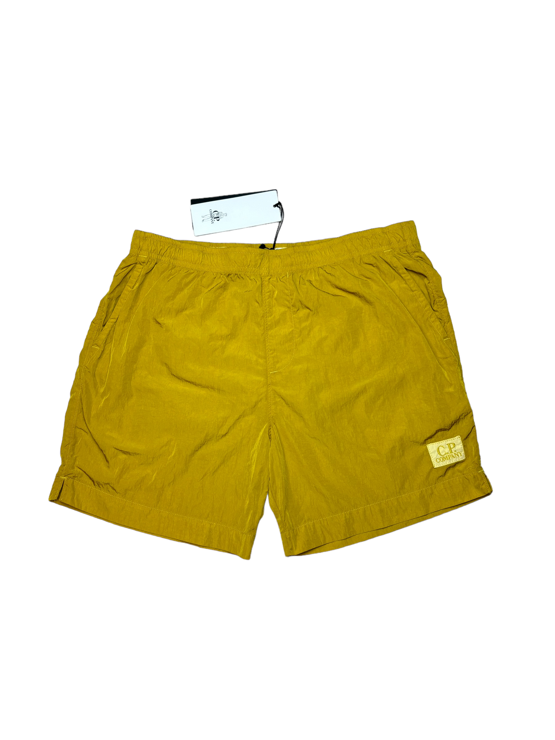 Short C.P Company jaune taille S - Vue de face