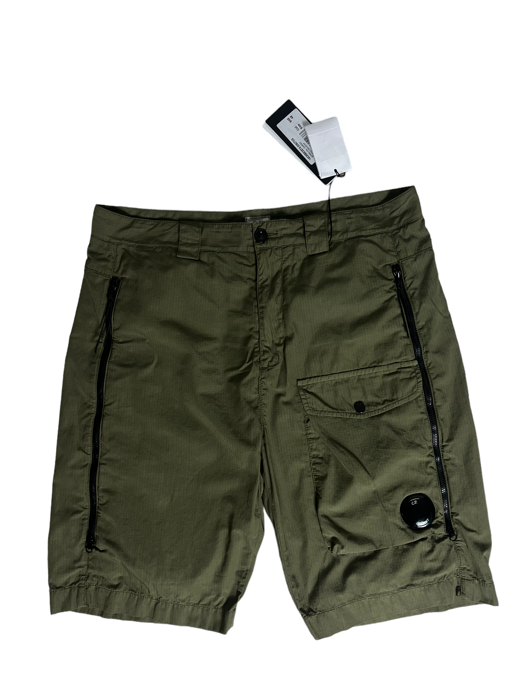 Short C.P Company kaki taille M - Vue de face