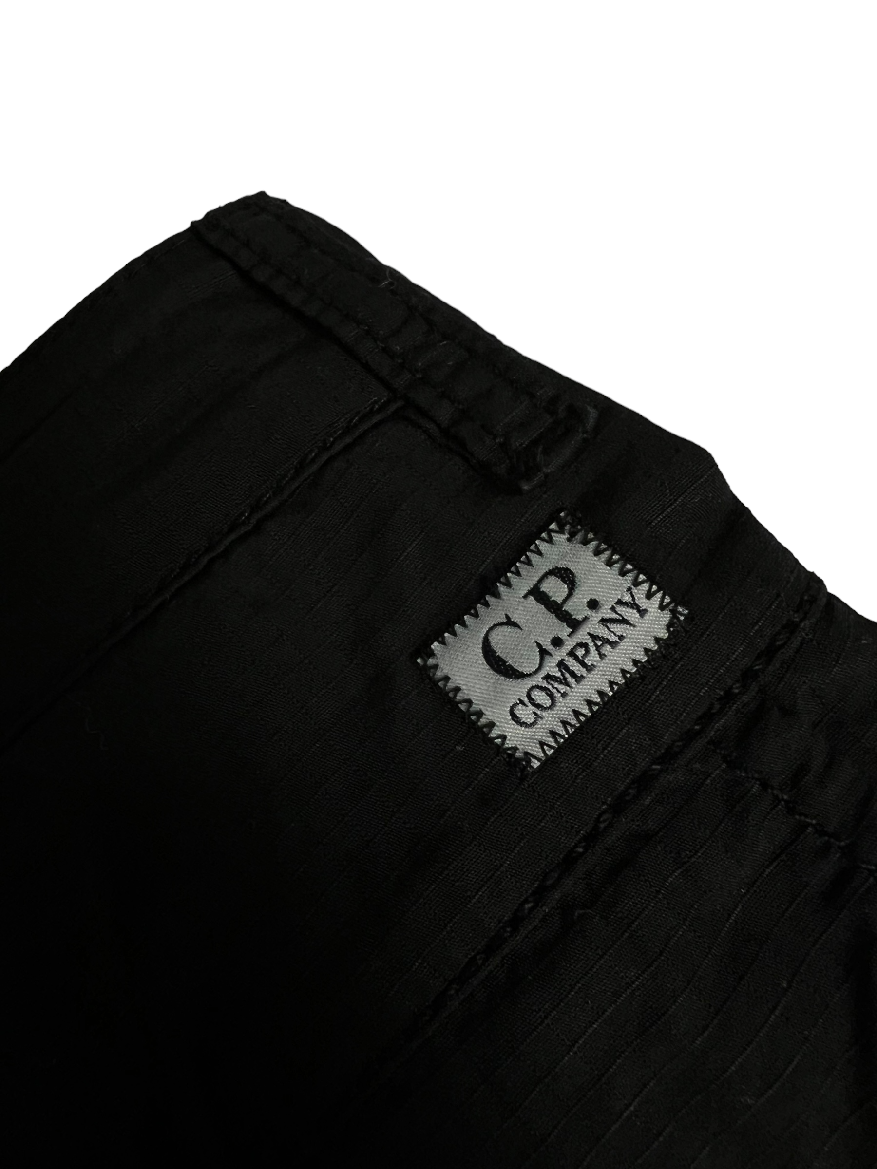 Short C.P Company noir taille M - Logo et étiquette