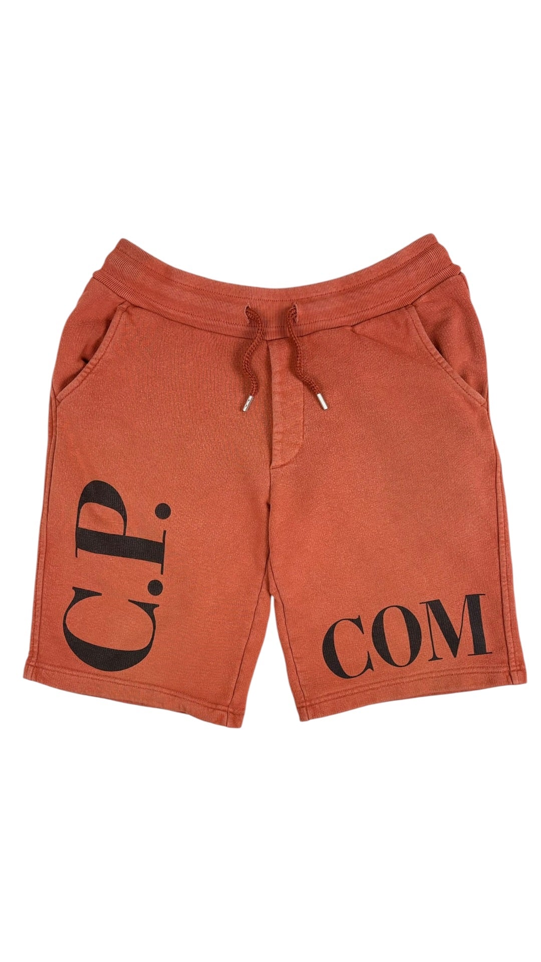 Short C.P Company orange taille 10 ans - Vue de face