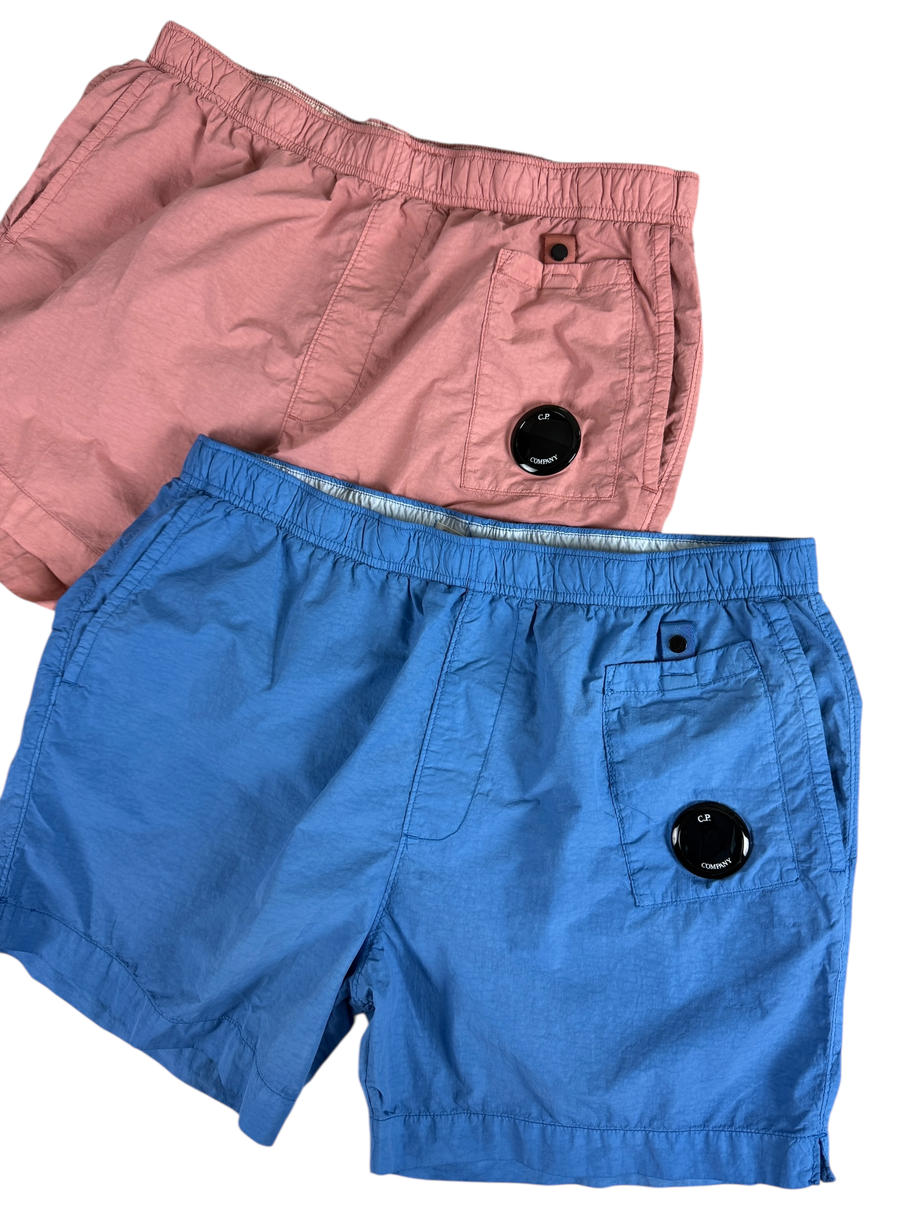 Short C.P Company rose taille 46 - Logo et étiquette