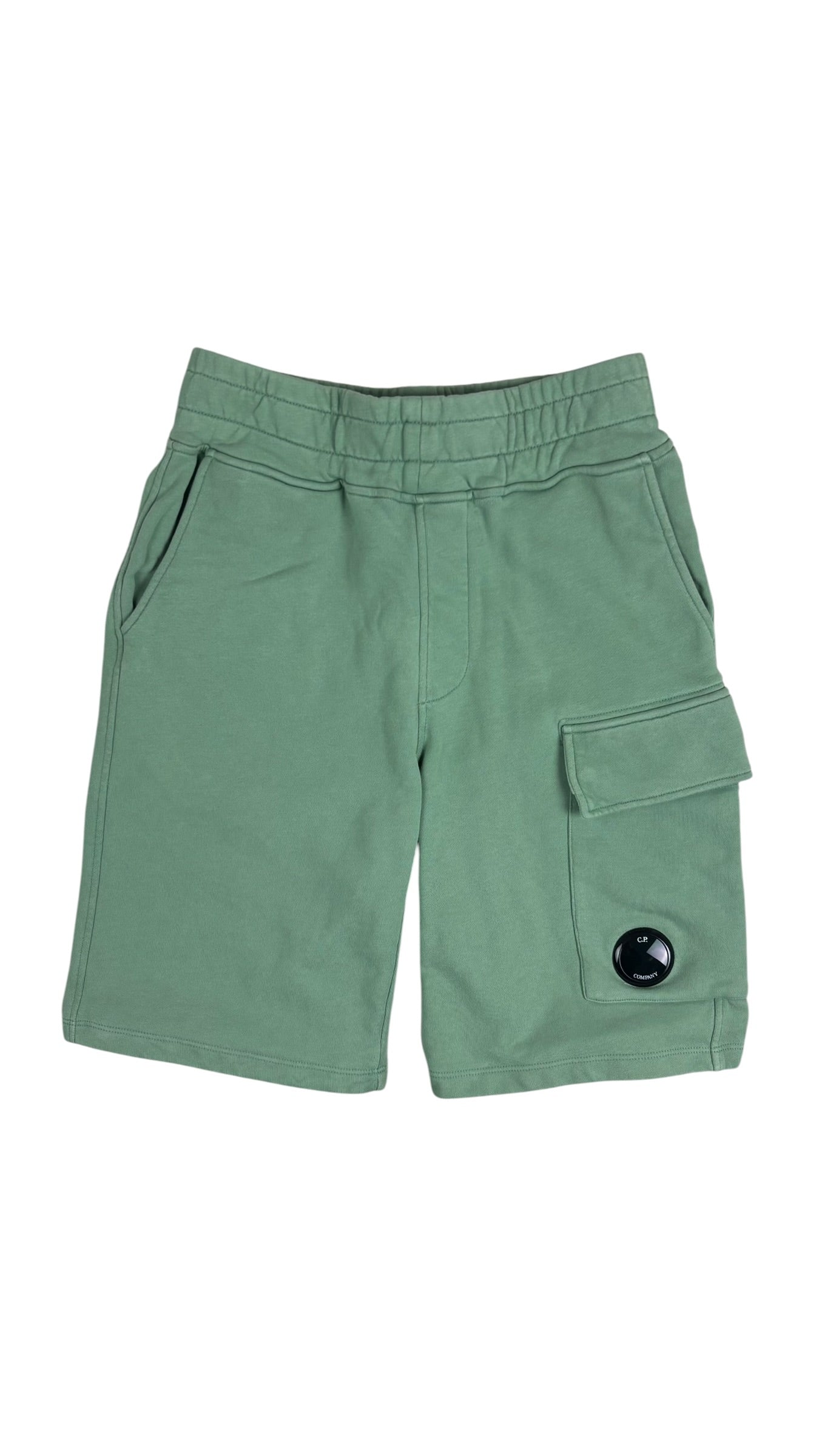 Short C.P Company vert taille 12 ans - Vue de face