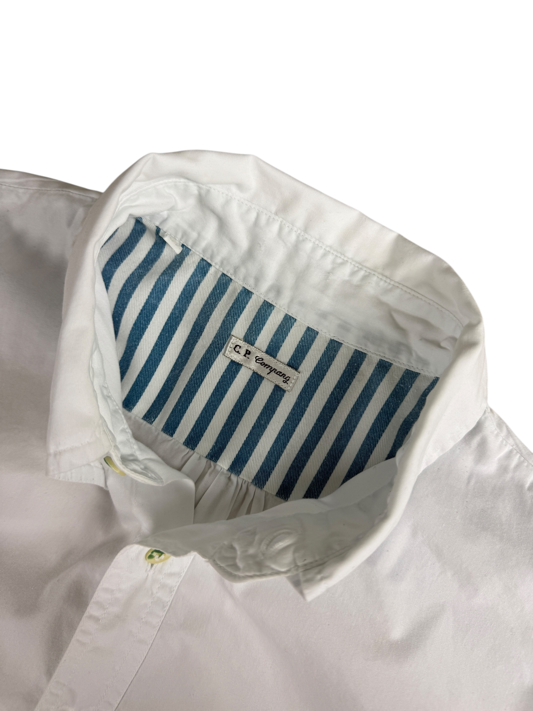 Surchemise C.P Company blanc taille M - Détail