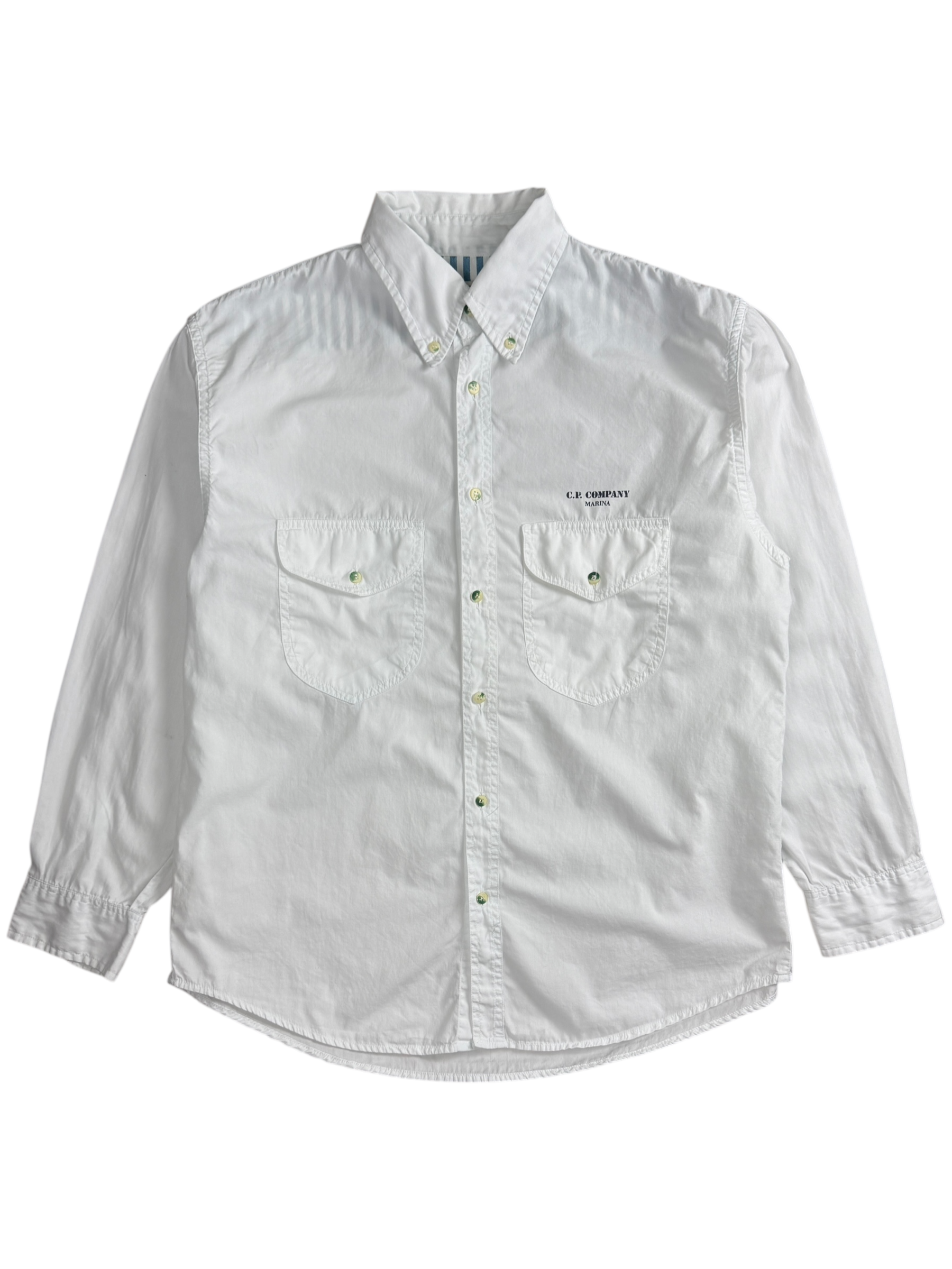 Surchemise C.P Company blanc taille M - Vue de face