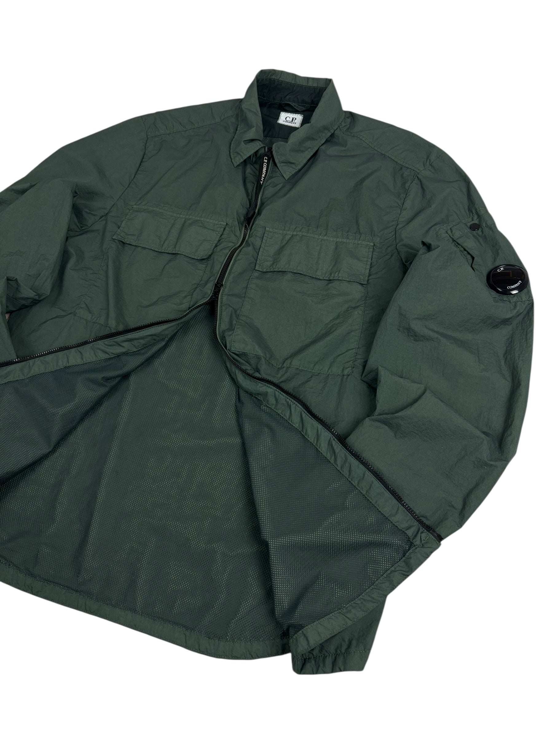 Surchemise C.P Company bleu pétrole taille M - Détail