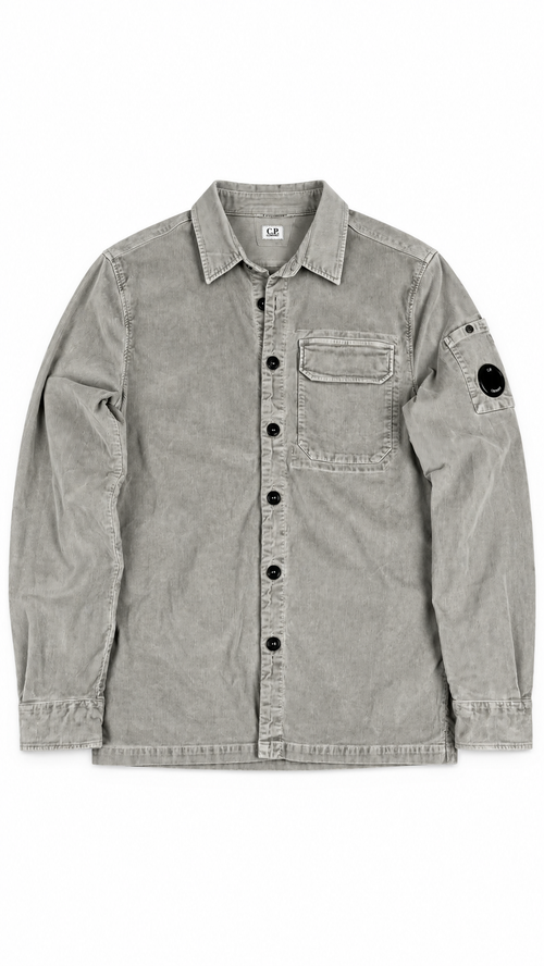 Surchemise en Velours Côtelé C.P Company - Gris - Taille L