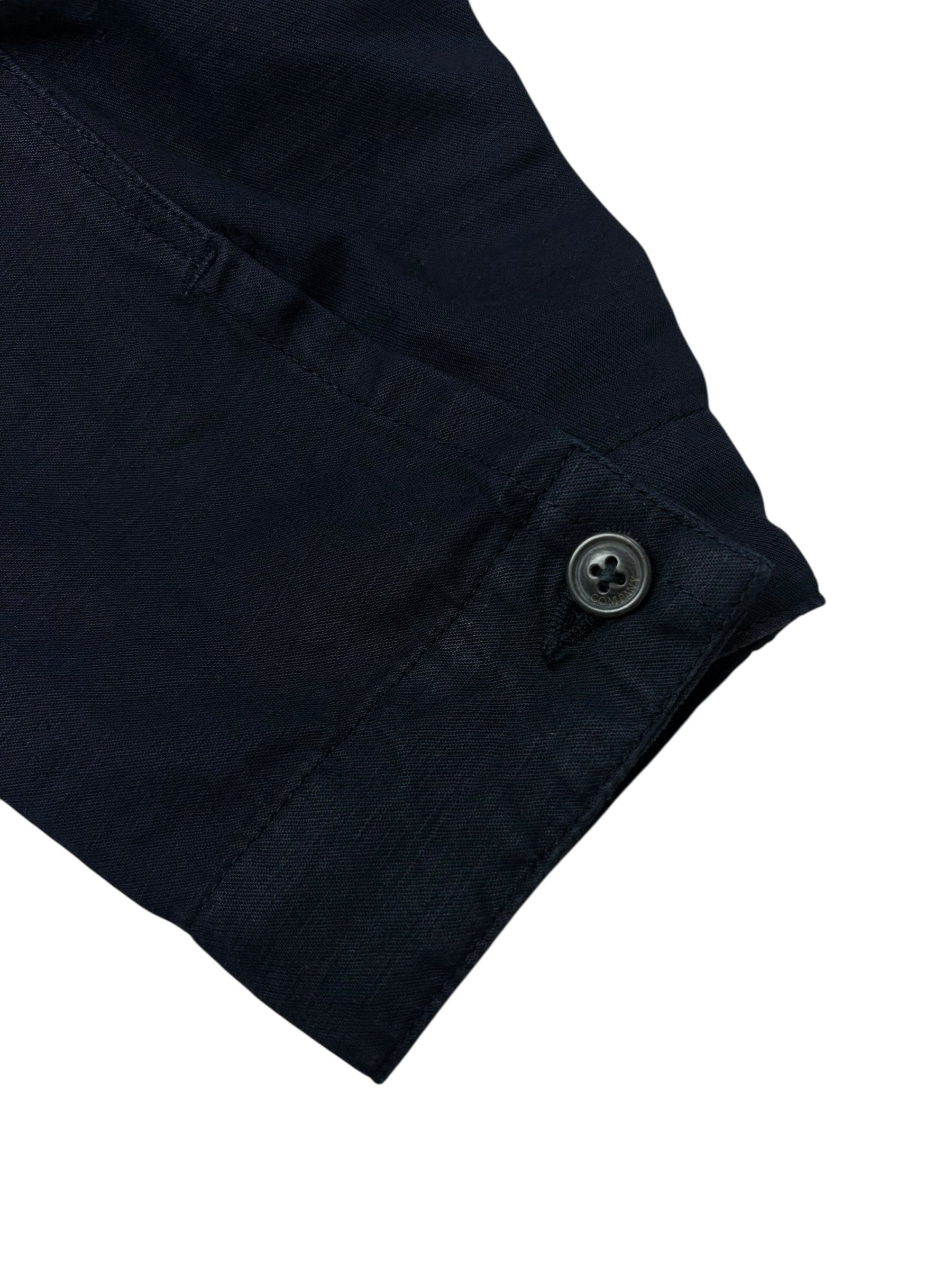 Surchemise C.P Company marine taille L - Logo et étiquette