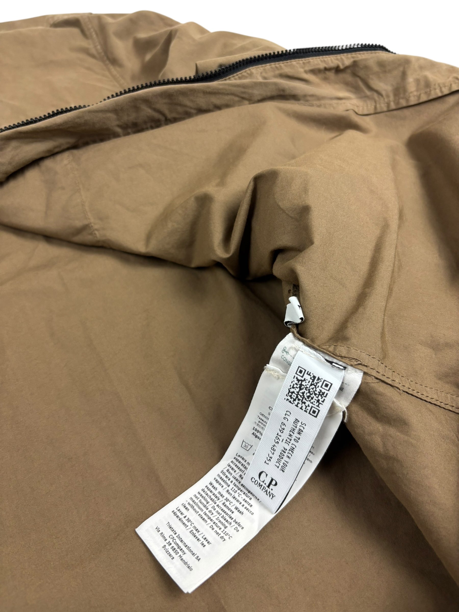 Surchemise C.P Company marron taille L - Détail