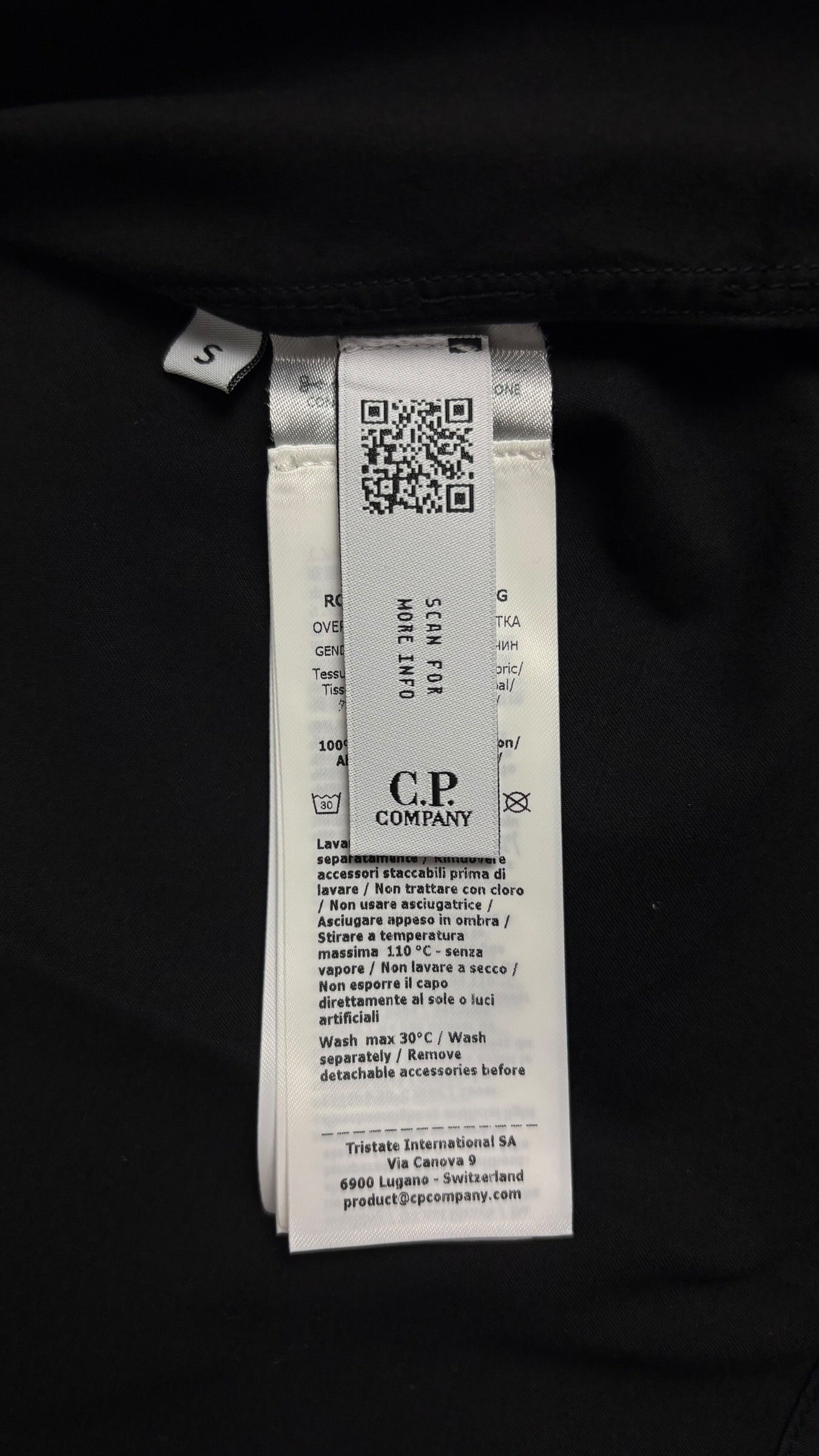 Surchemise C.P Company noir taille S - Détail
