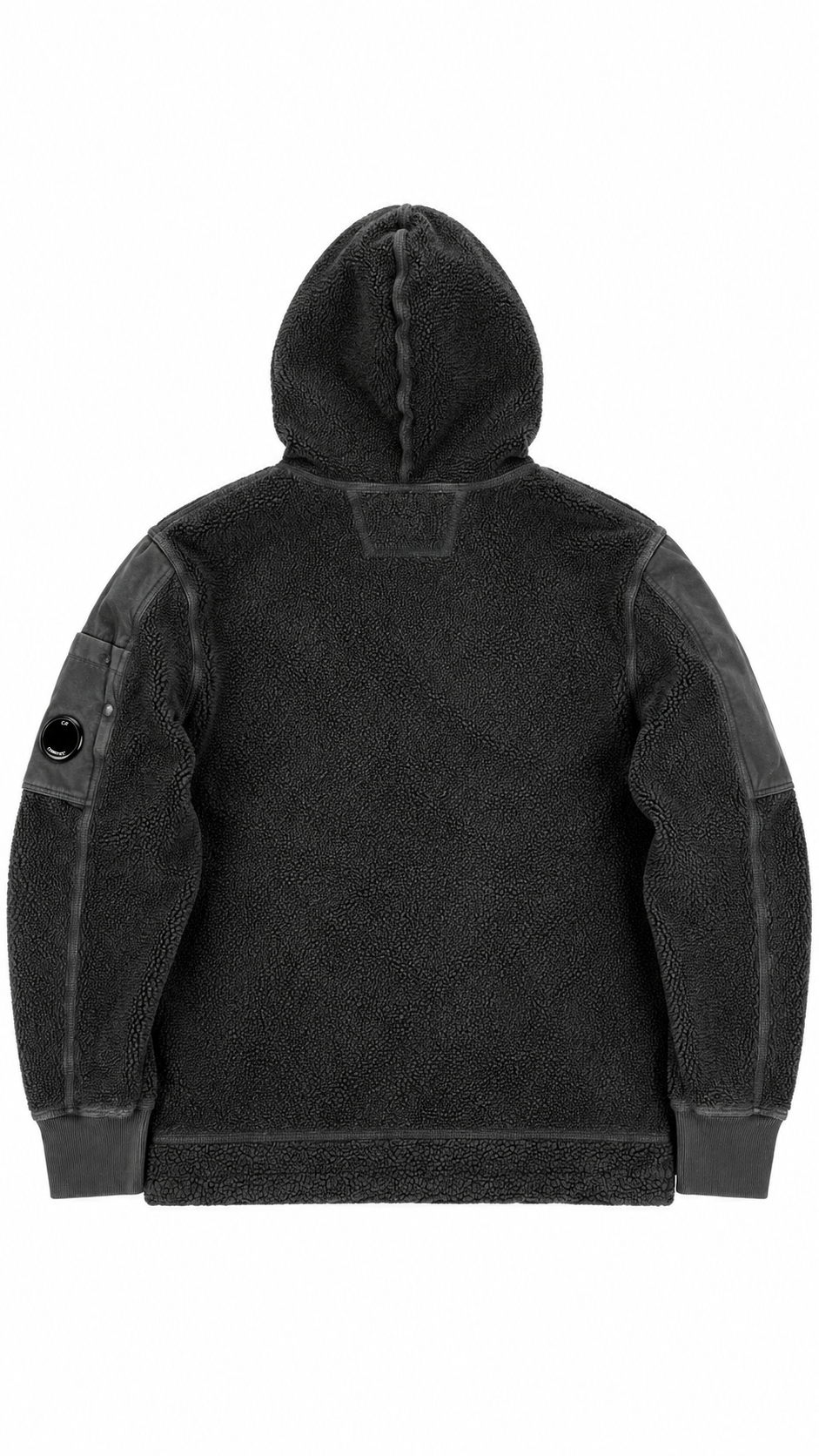 Sweat à Capuche C.P Company Sherpa gris, vue de dos — vue 2
