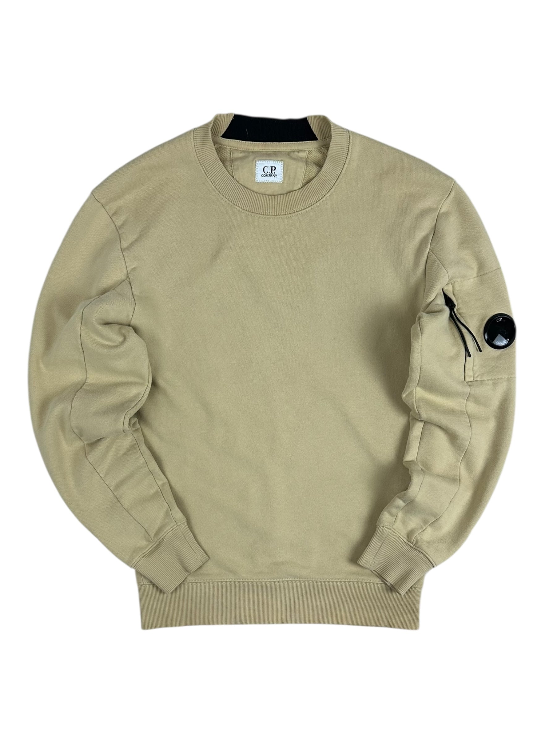 Sweat C.P Company beige taille XS - Vue de face