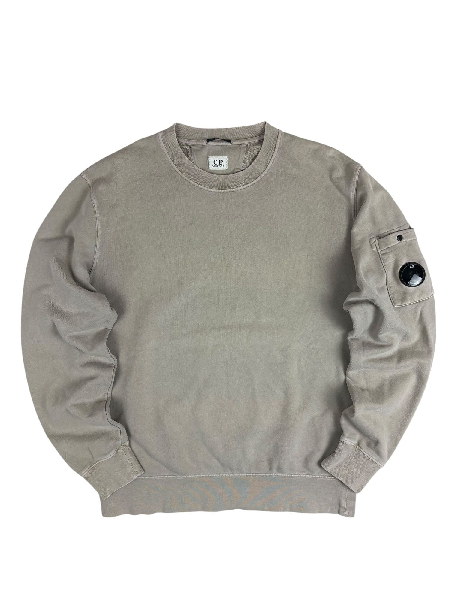 Sweat C.P Company crème taille L - Vue de face