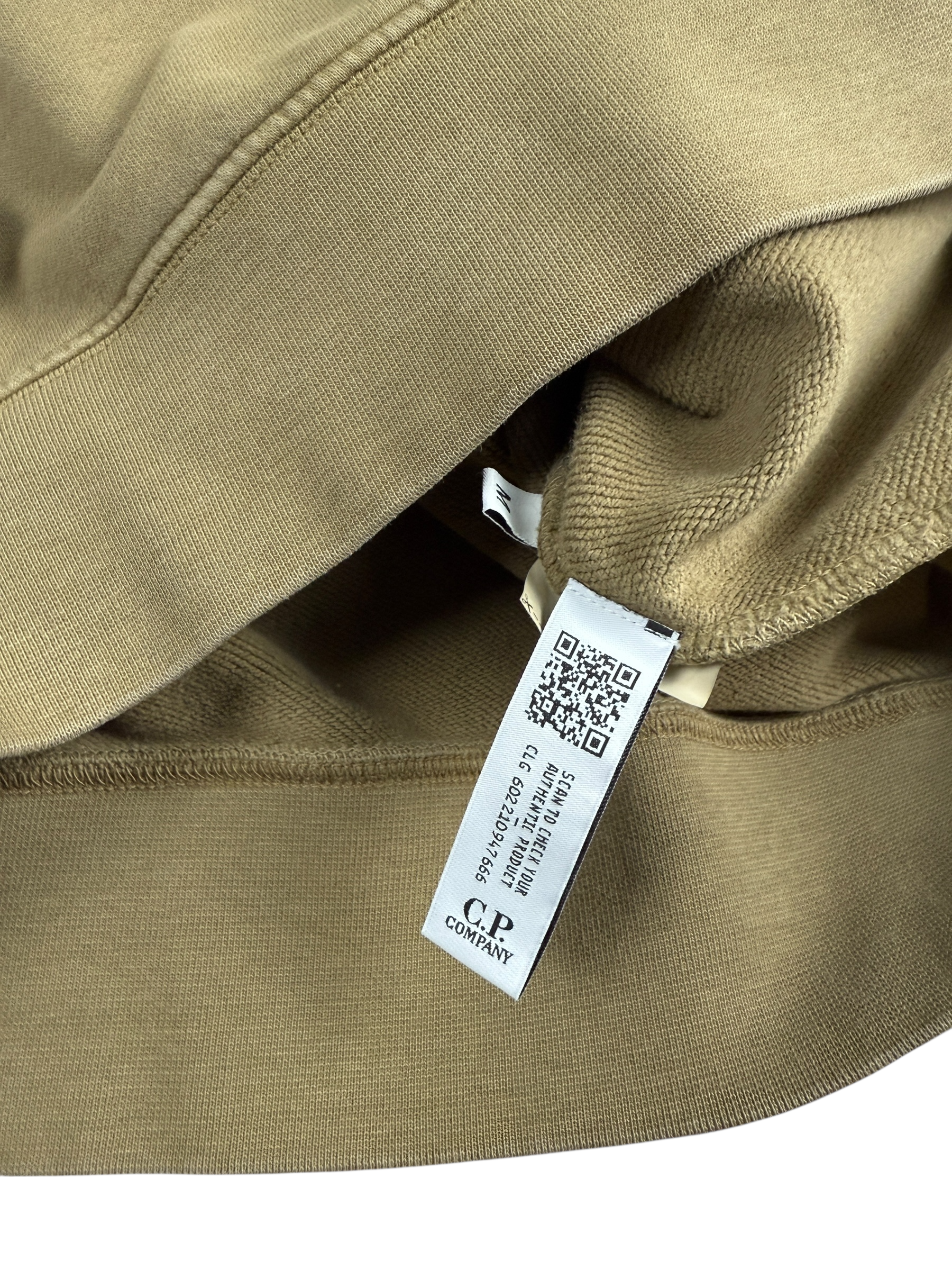 Sweat C.P Company kaki taille M - Détail
