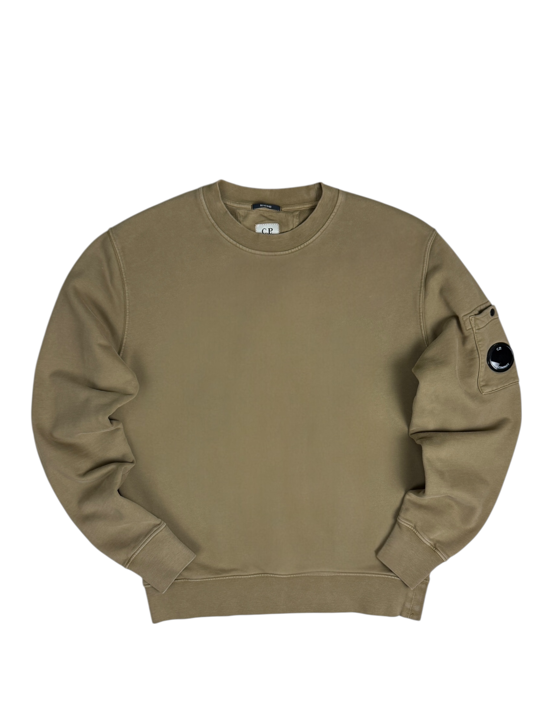 Sweat C.P Company kaki taille M - Vue de face