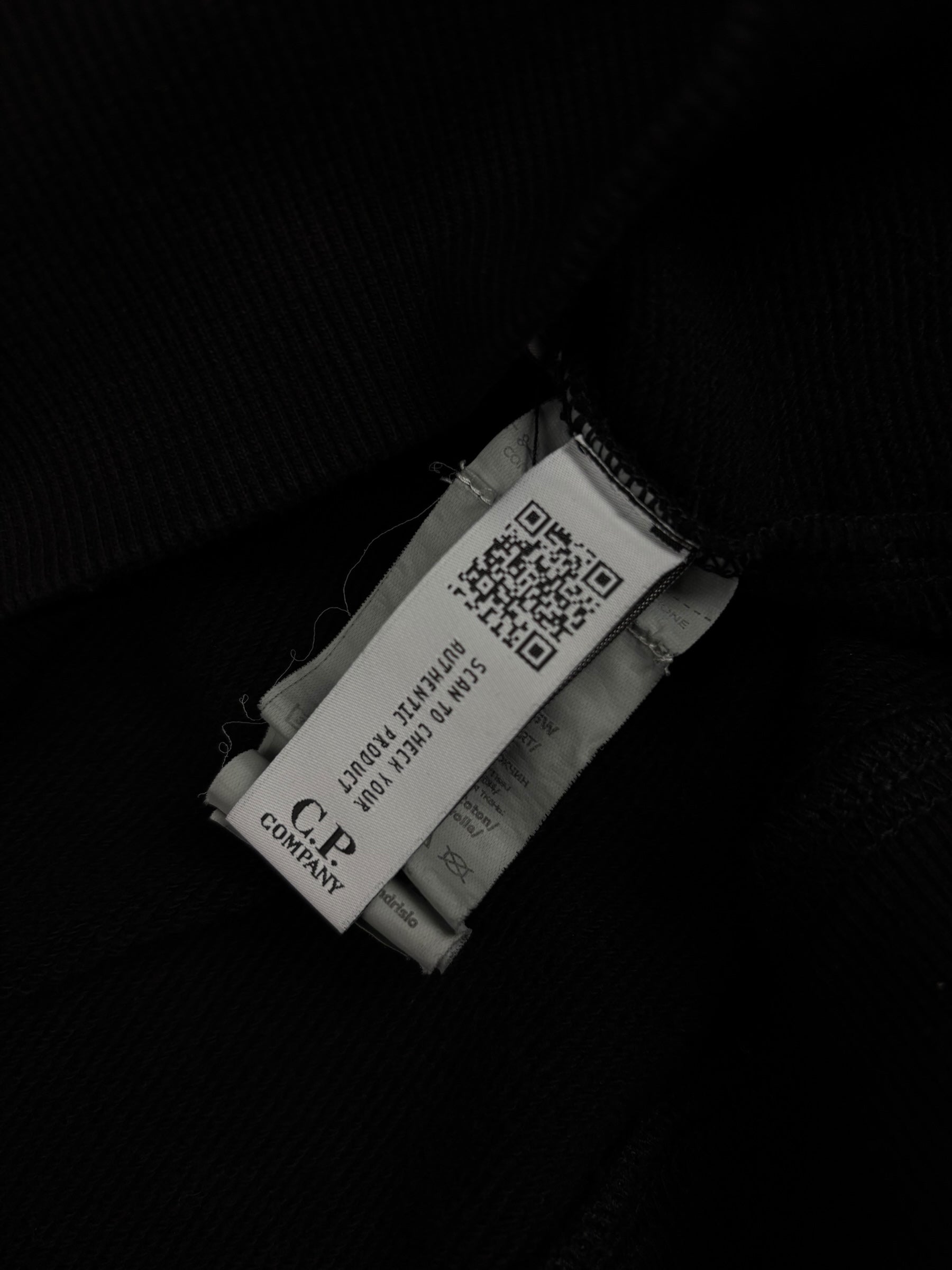 Sweat C.P Company noir taille XXL - Détail
