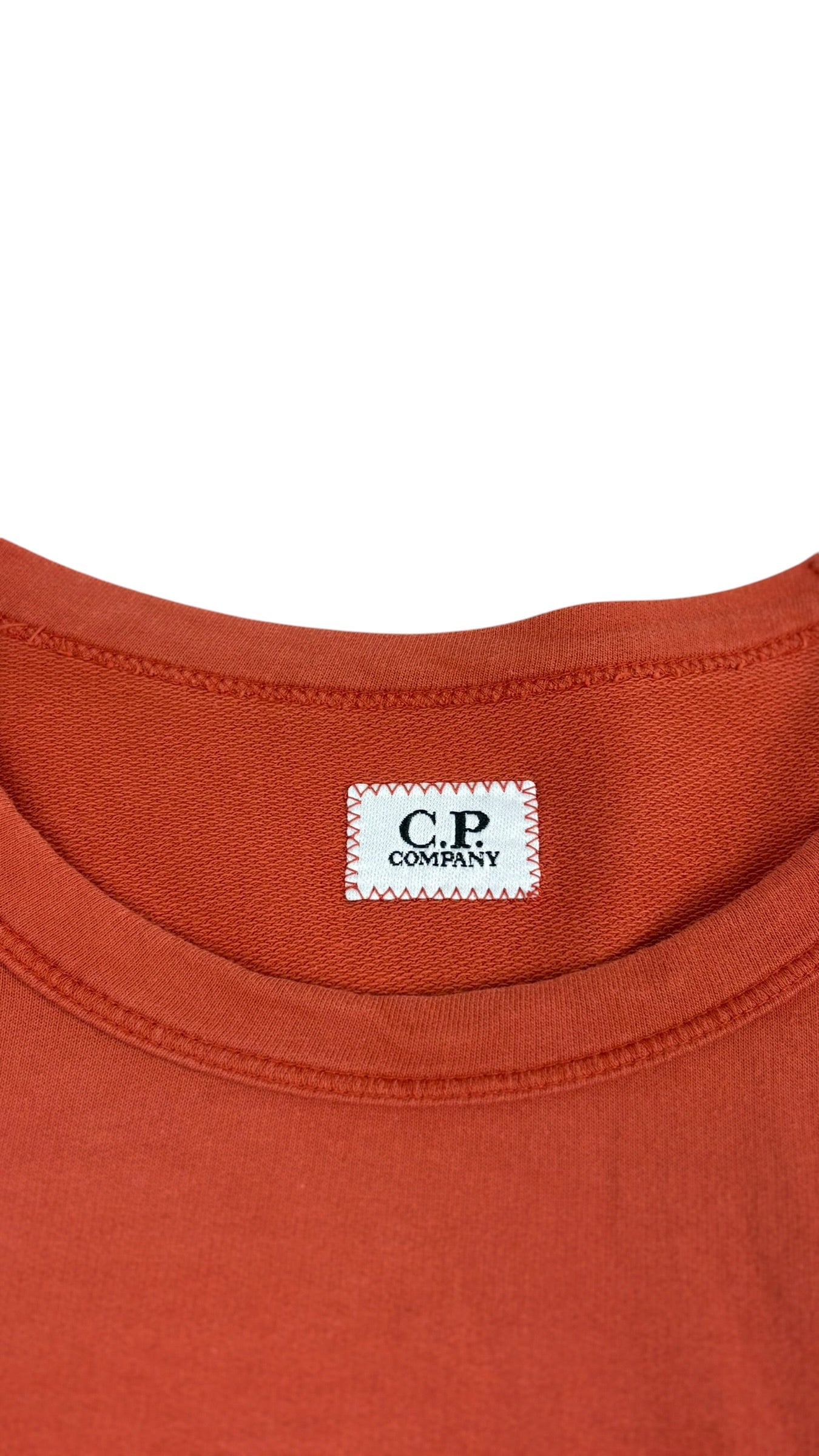 Sweat C.P Company orange taille XL - Détail