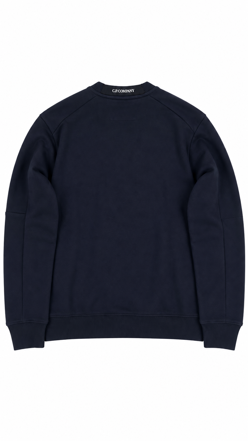 Sweat-shirt Crewneck C.P Company Diagonal Raised Fleece Lens Total Eclipse marine, vue de dos — vue 2