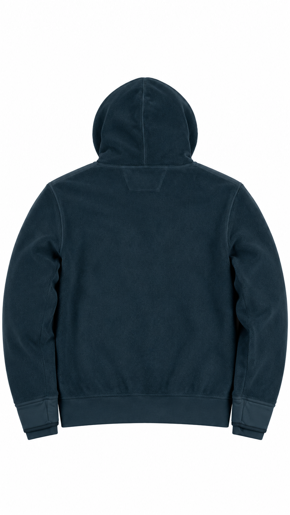 Sweat Zippé à Capuche C.P Company bleu pétrole, vue de dos — vue 2