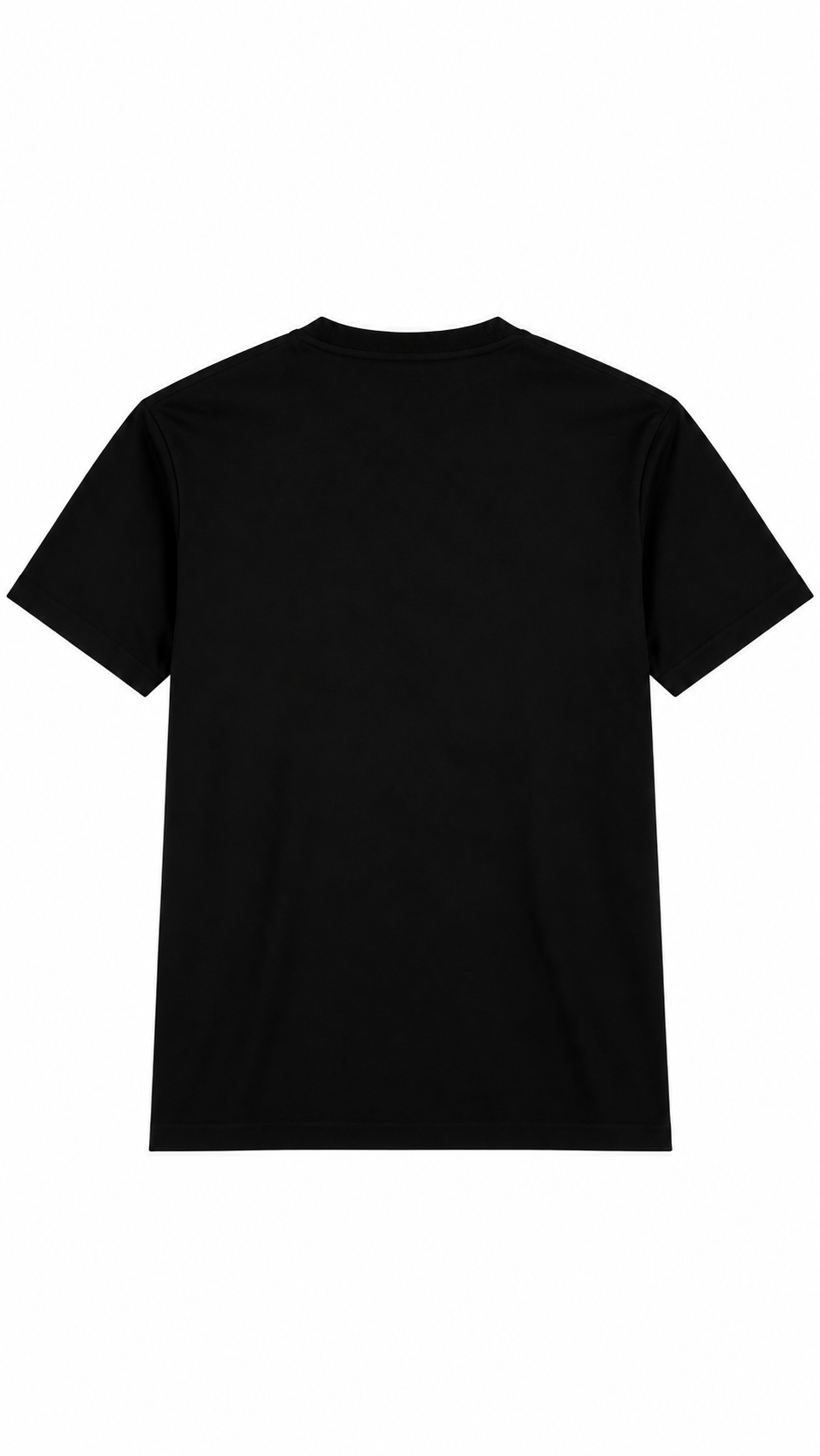 Tee-shirt C.P Company 30/1 Jersey Logo Vertical noir, vue de dos — vue 2