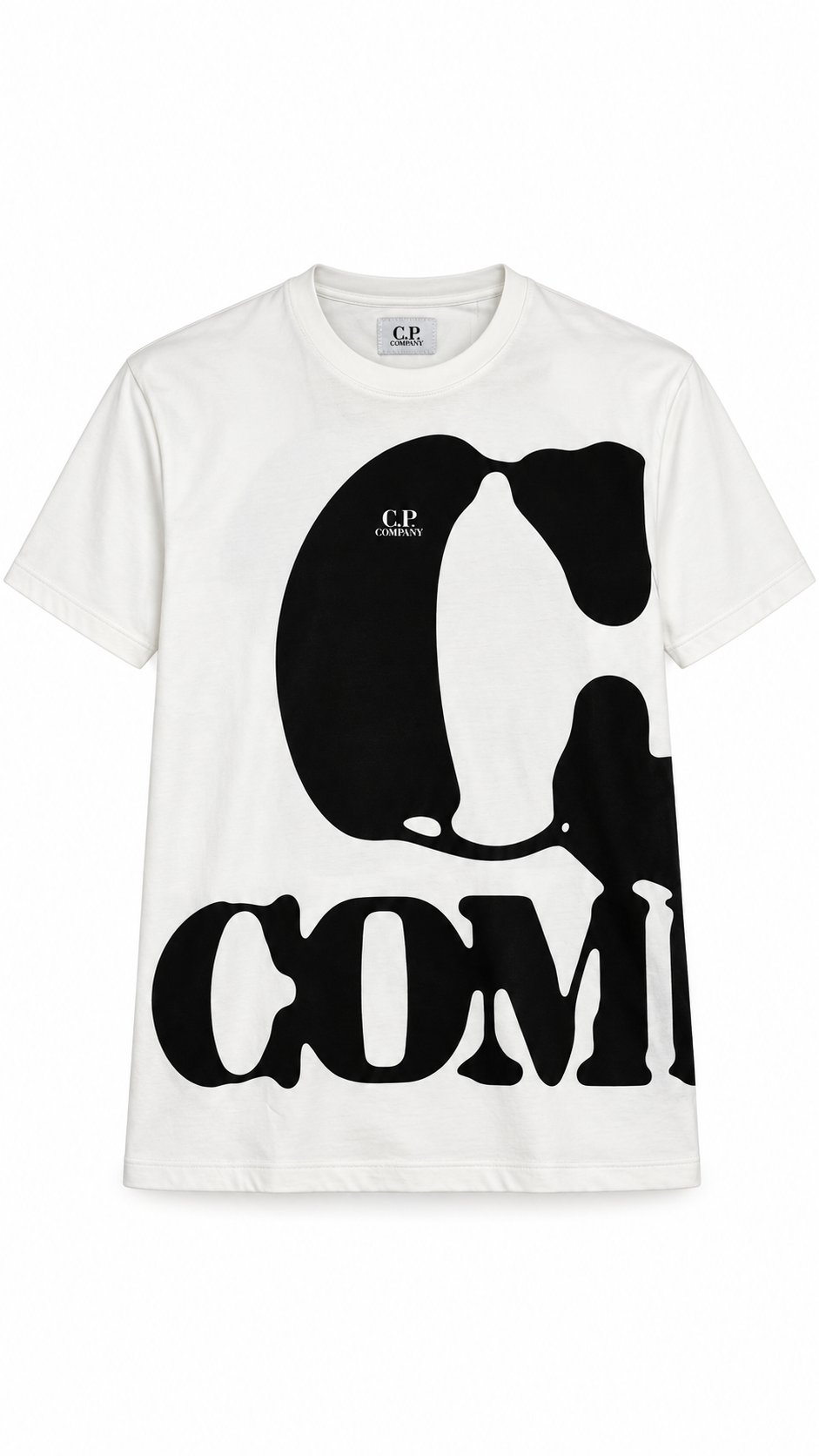 Tee-shirt C.P Company Maxi Logo blanc taille S, seconde main authentifiée NB08 — vue 1