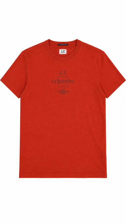 Tee-shirt C.P Company Metropolis Series - Rouille - Taille S