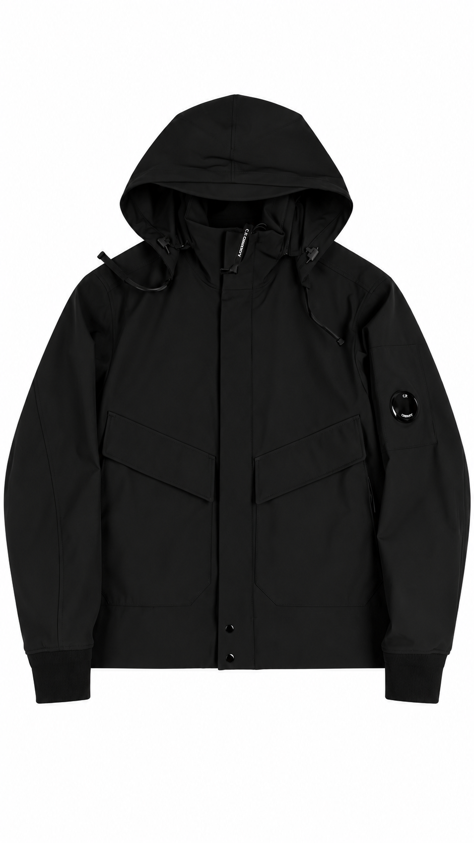 Veste à Capuche C.P Company Shell-R Lens noir, neuve — vue 1