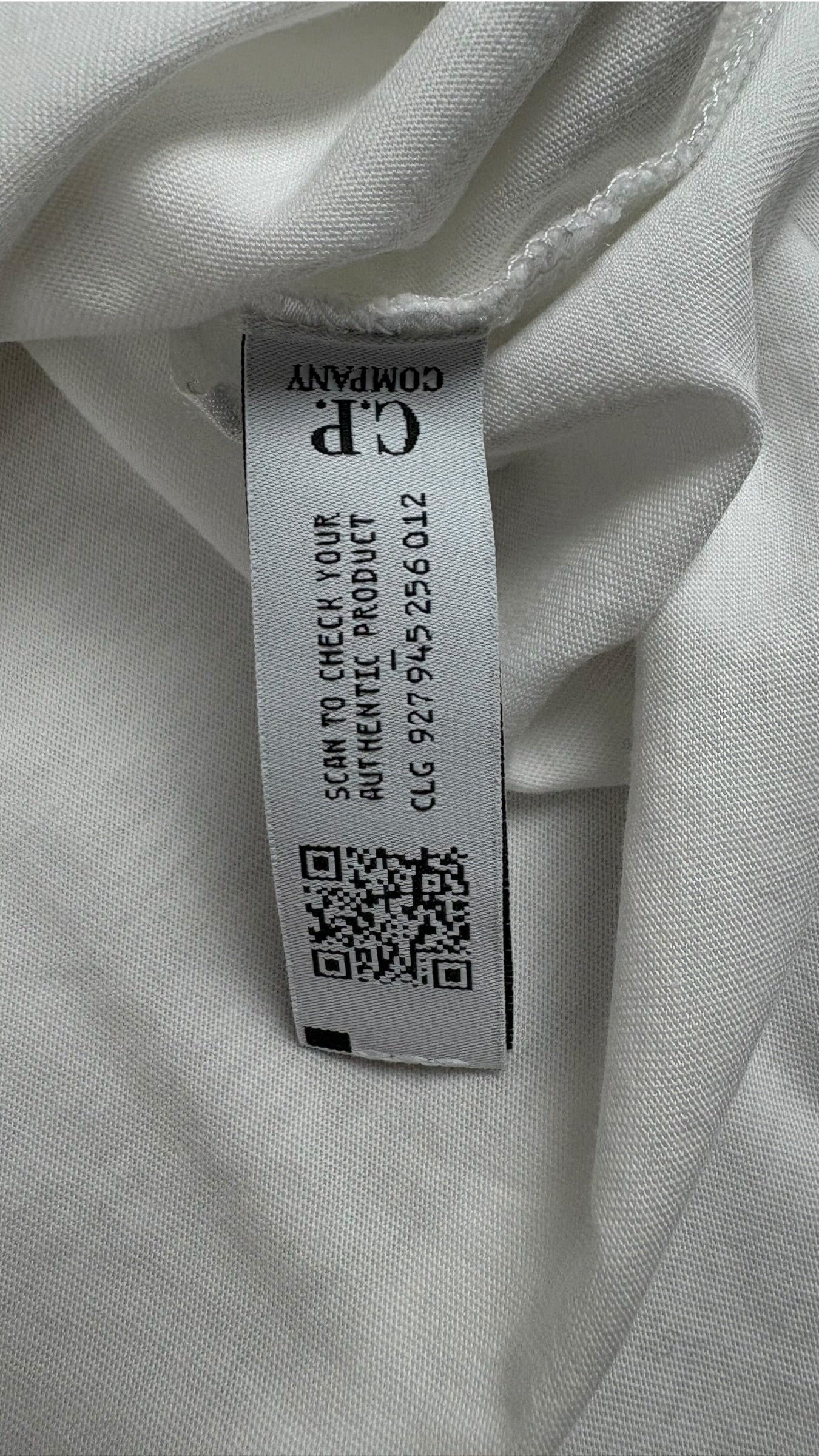 Veste C.P Company blanc taille 14 ans - Détail