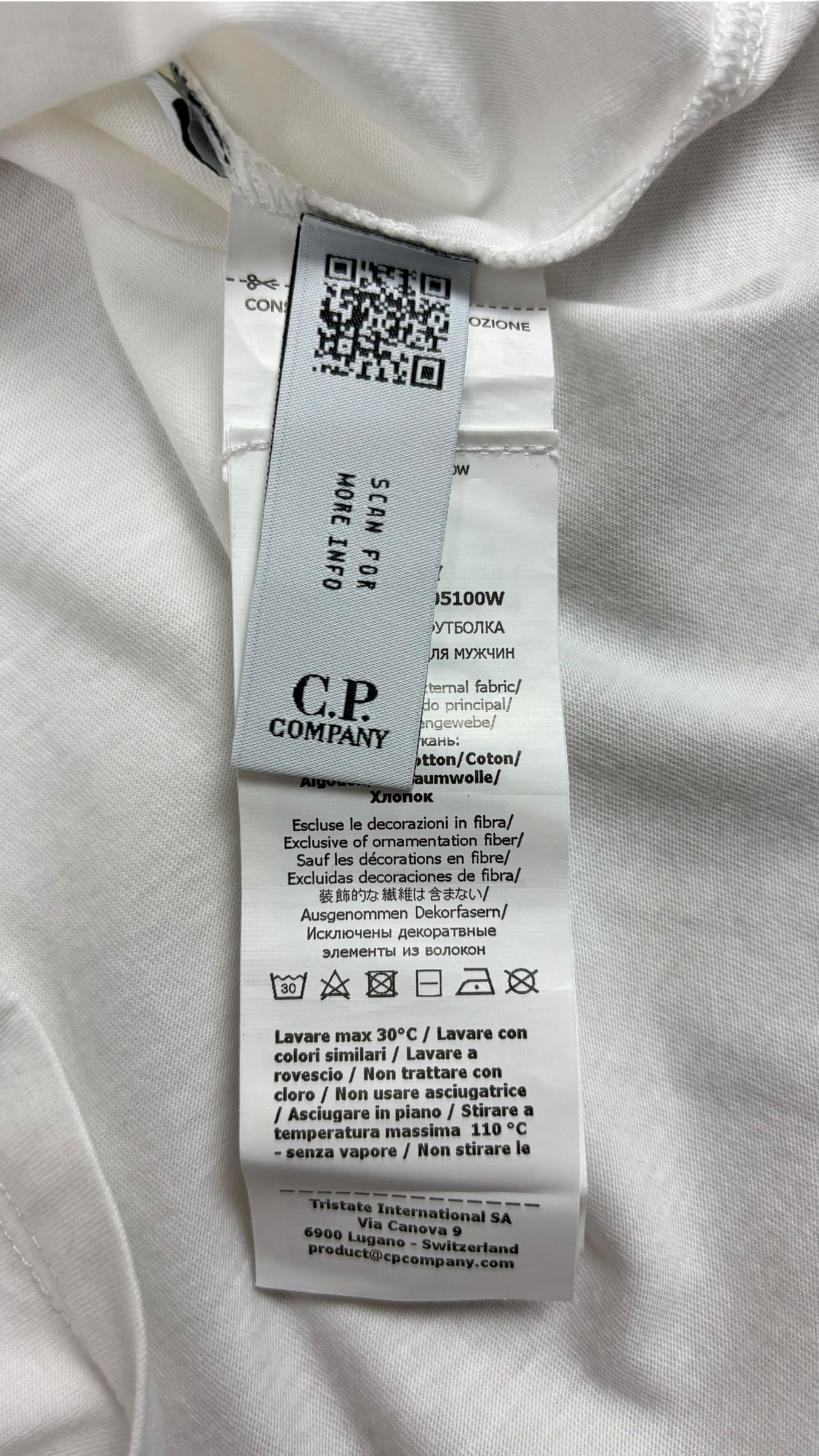 Veste C.P Company blanc taille M - Détail