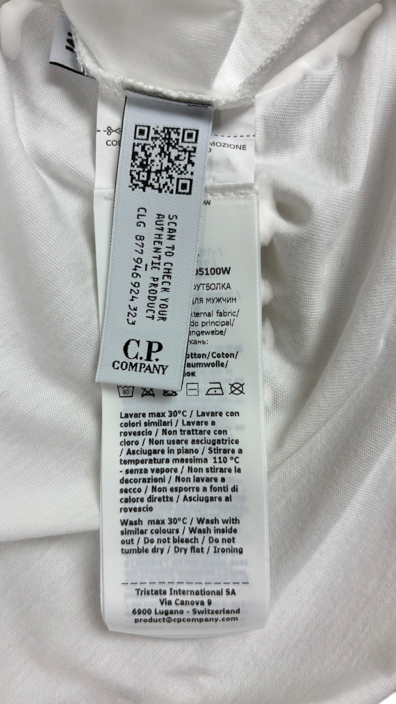 Veste C.P Company blanc taille M - Détail