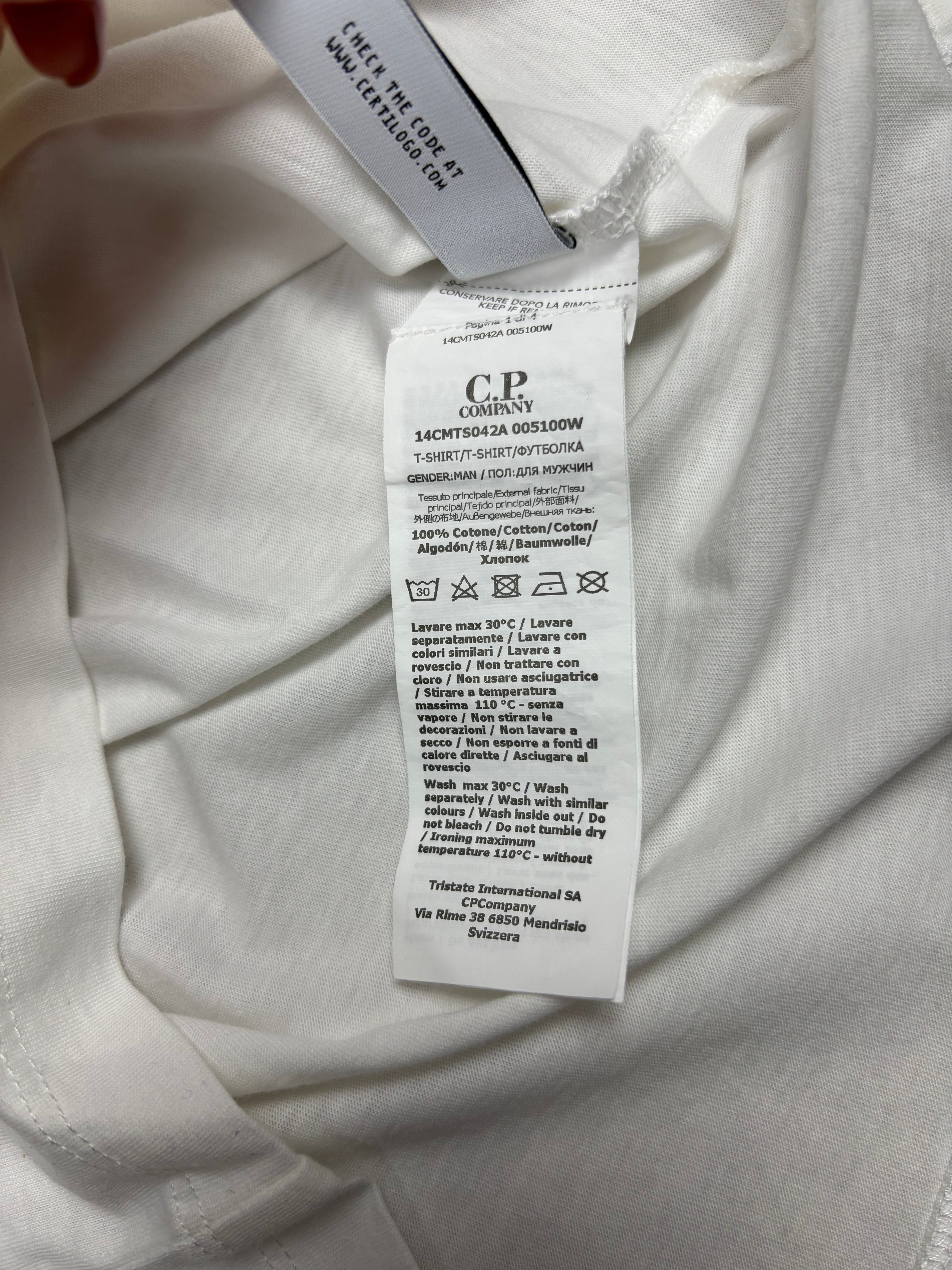 Veste C.P Company blanc taille XS - Vue côté