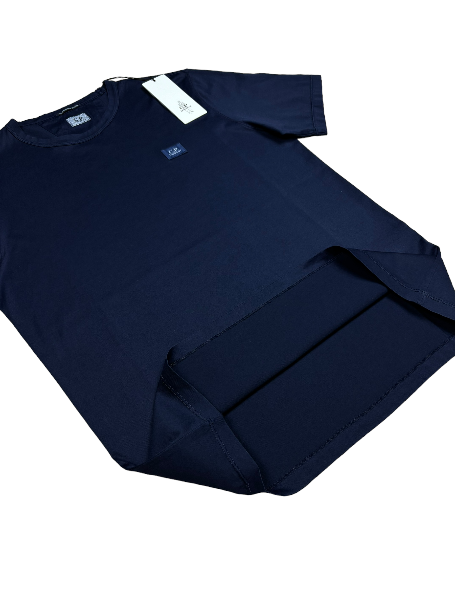 Veste C.P Company bleu marine taille S - Logo et étiquette