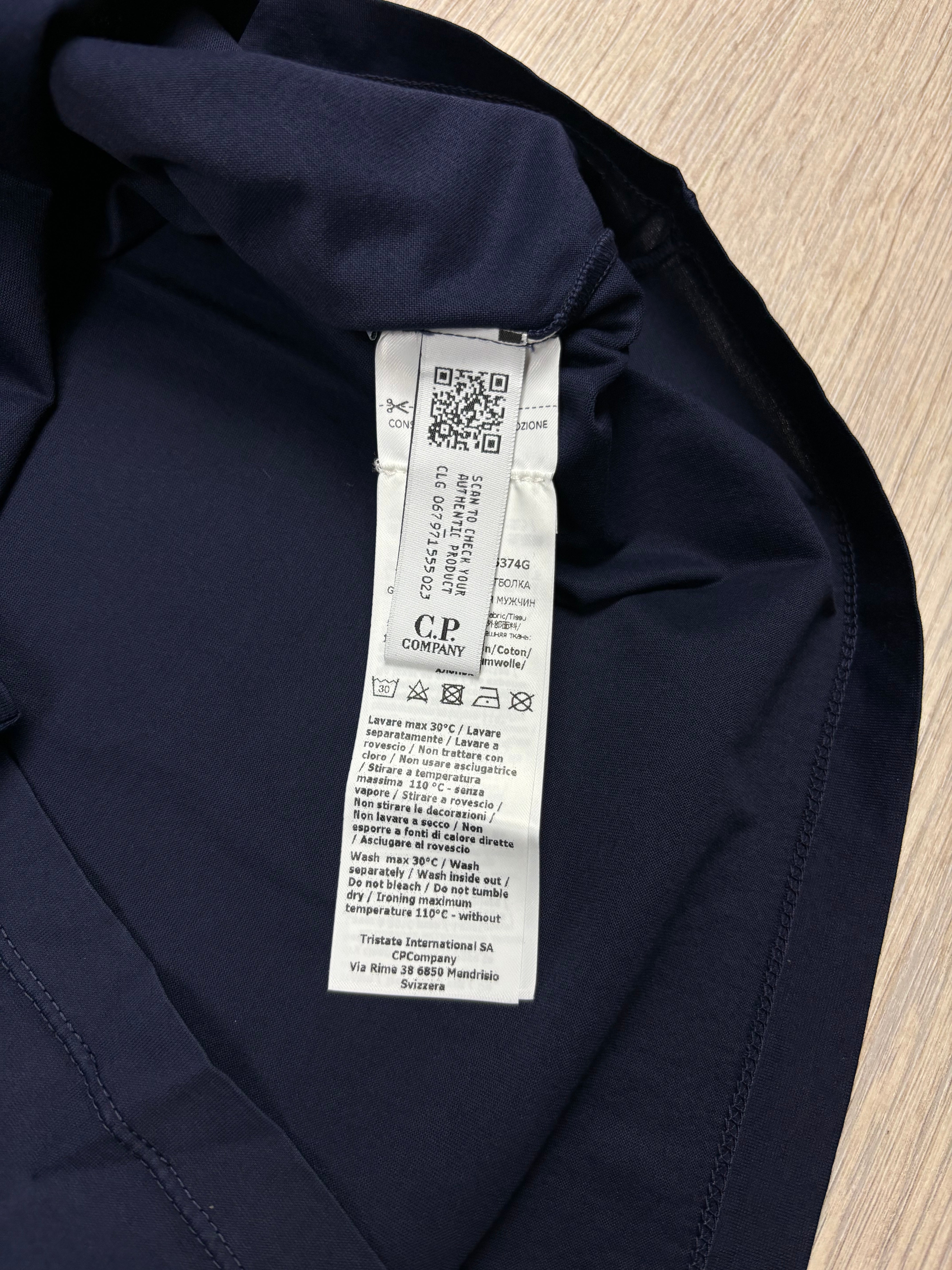 Veste C.P Company bleu marine taille S - Vue côté