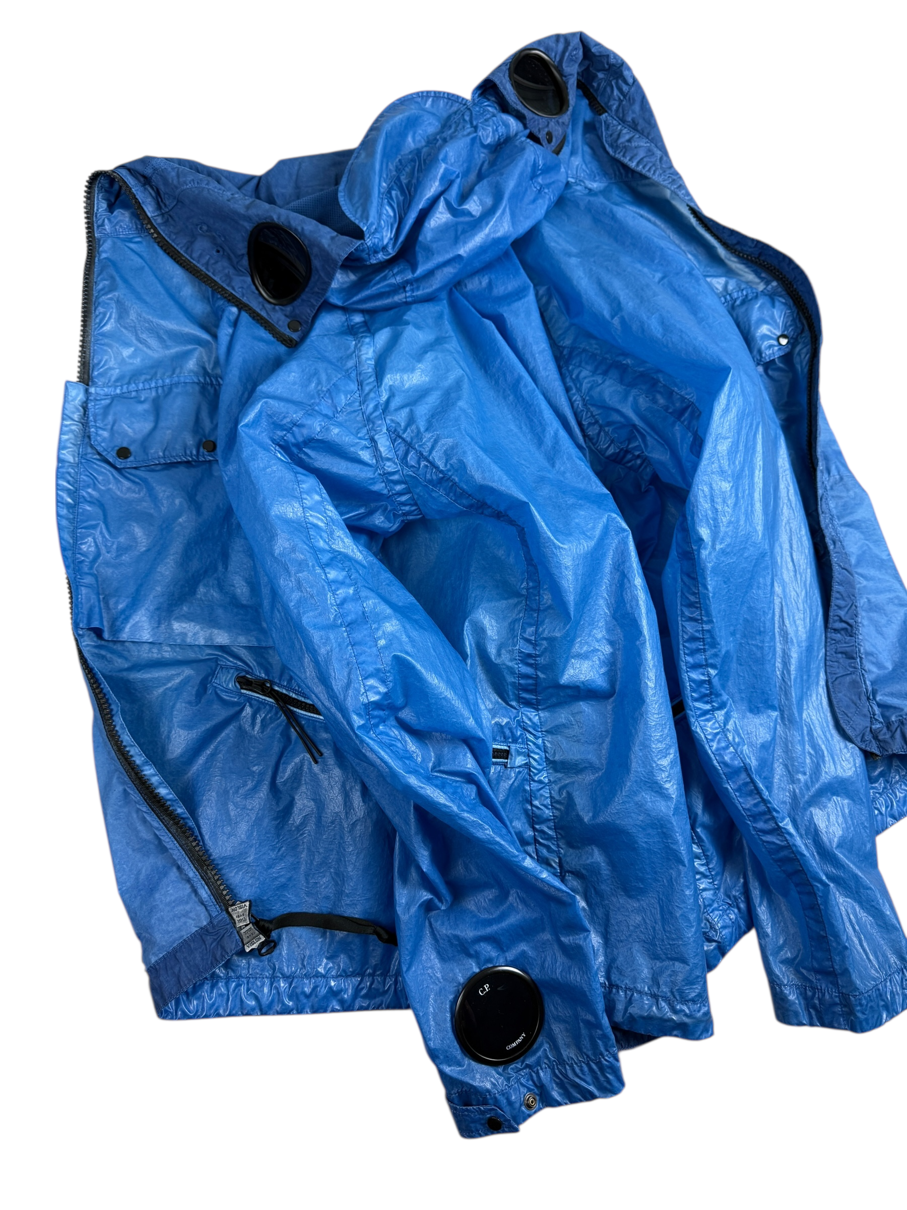 Veste C.P Company bleu taille 50 - Logo et étiquette