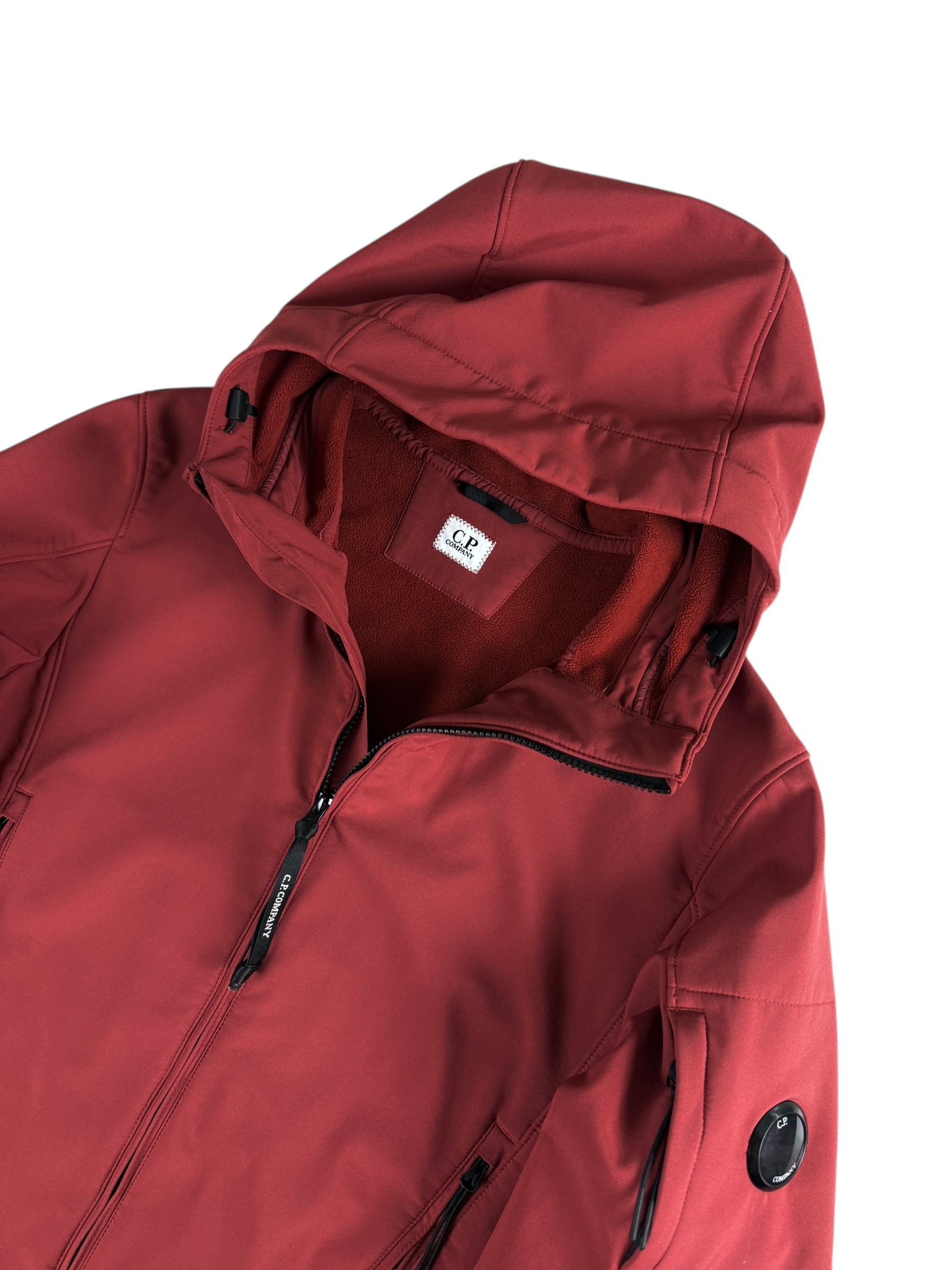 Veste C.P Company bordeaux taille S - Logo et étiquette