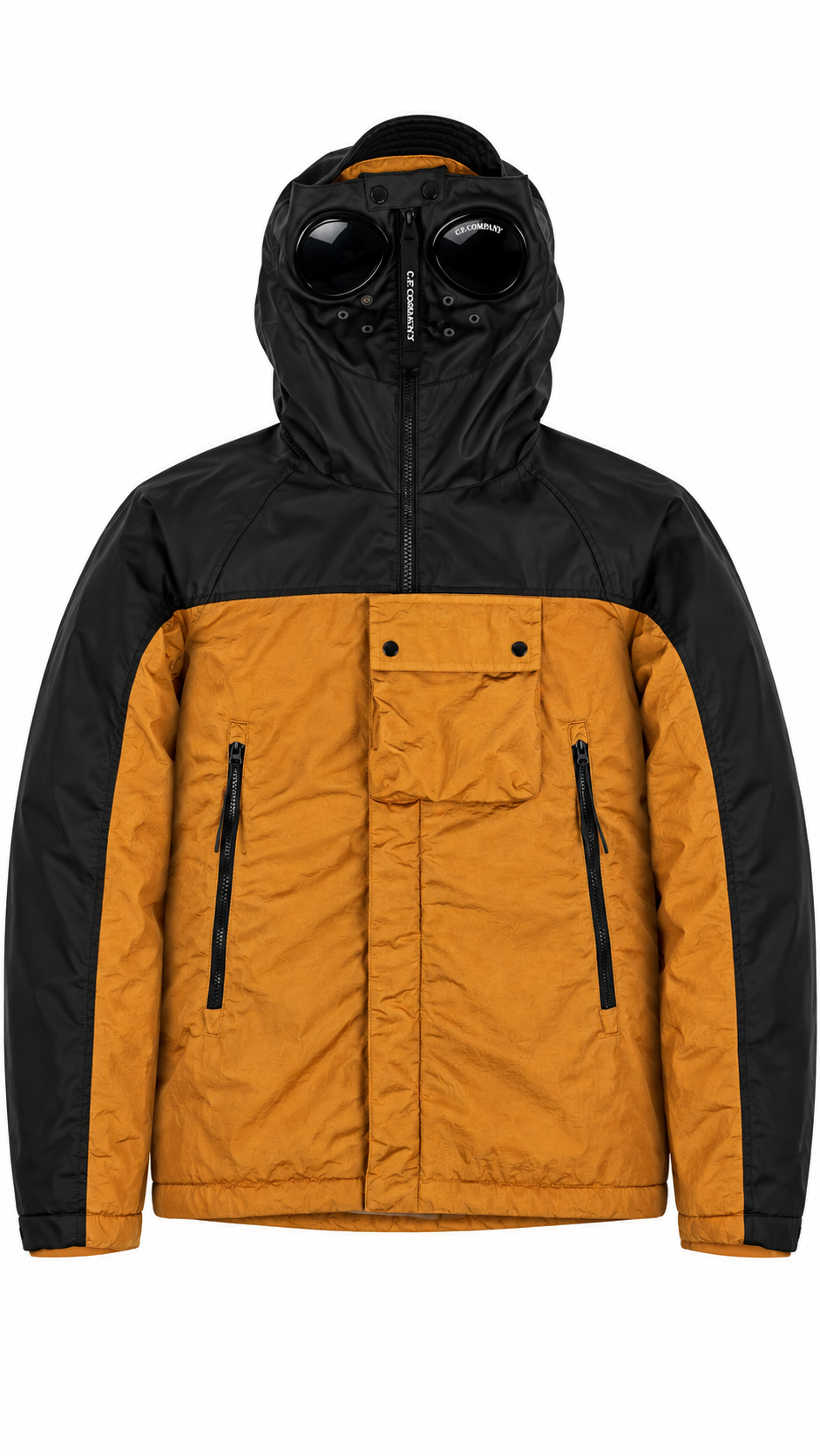 Veste Goggle C.P Company Undersixteen Explorer camel et noir taille 14 Ans, seconde main authentifiée NB08 — vue 1