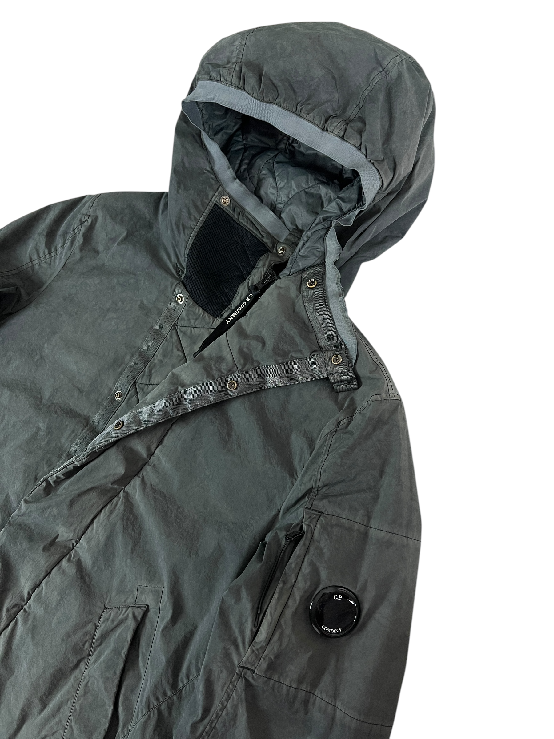 Veste C.P Company Nycra Re-colour gris taille 50 - vue 3