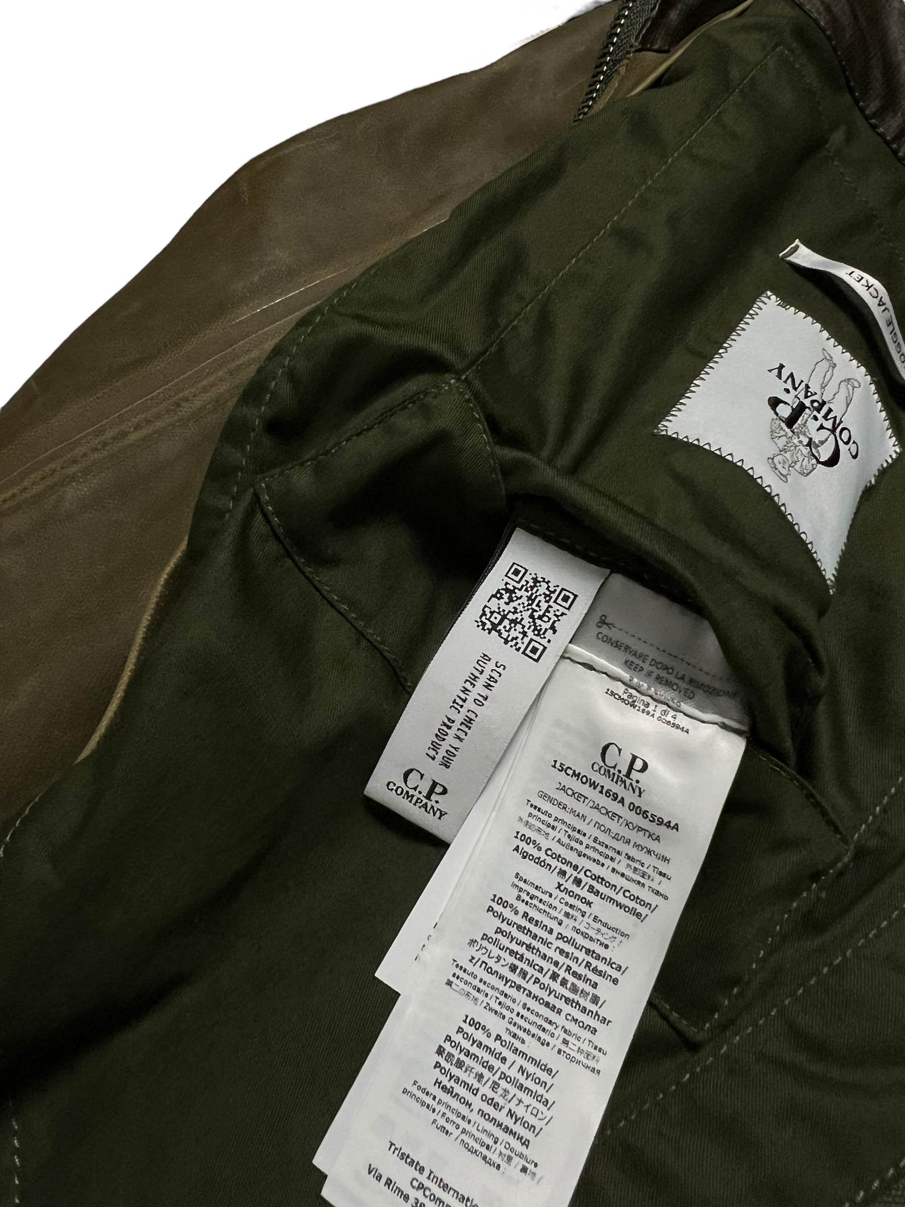Veste C.P Company kaki taille L - Vue 6