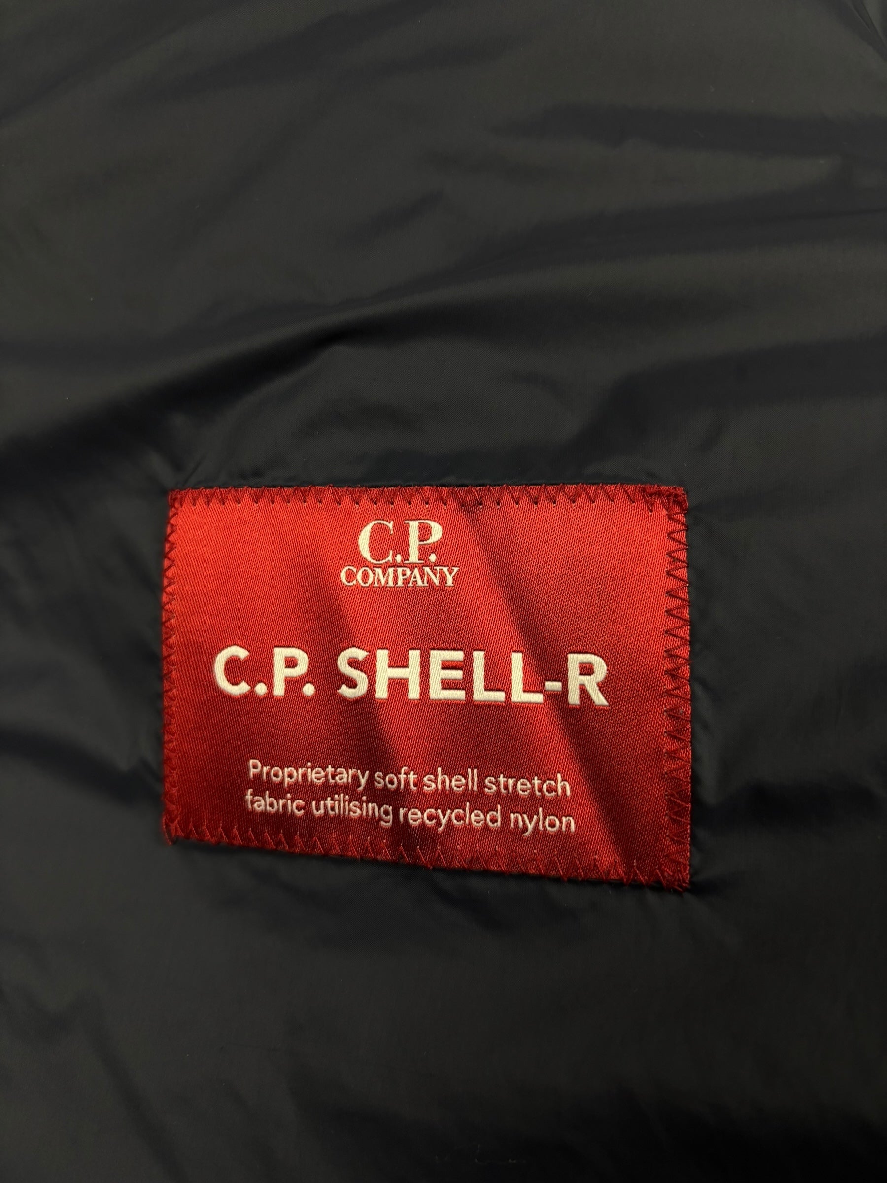 Veste C.P Company marine taille 58 - Logo et étiquette