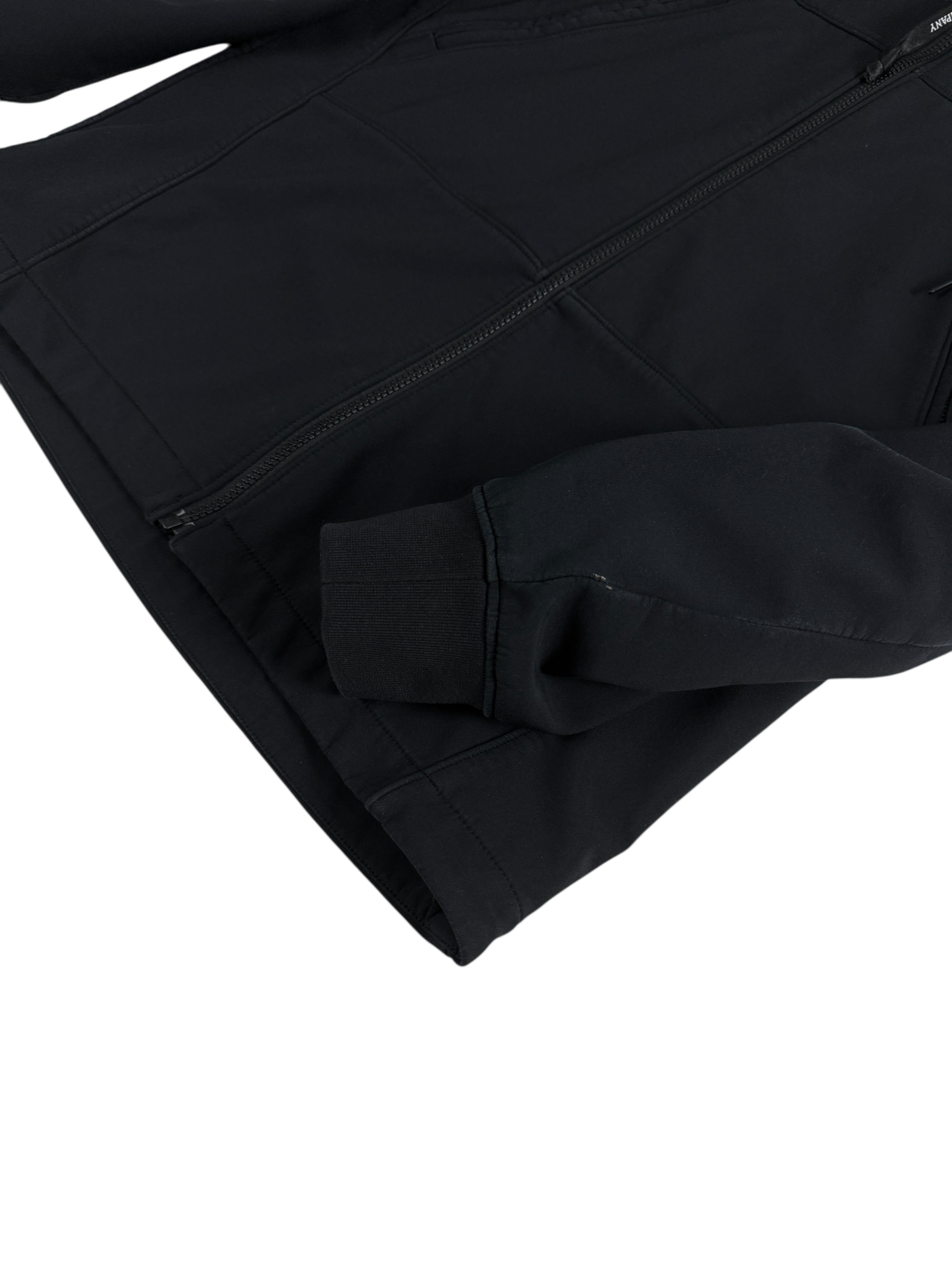 Veste C.P Company noir taille XS - Logo et étiquette