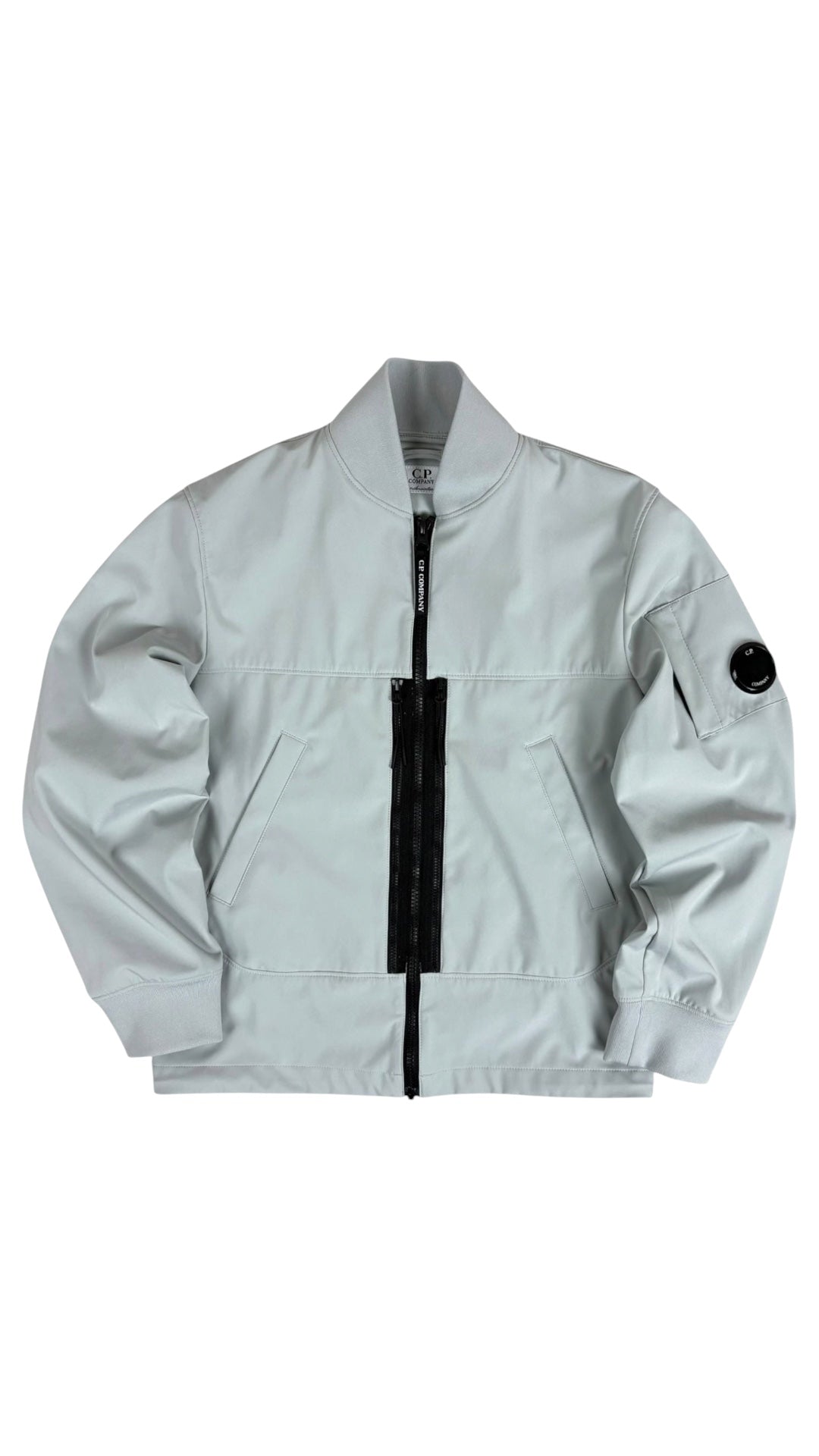 Veste C.P Company Shell-R Junior bleu taille 12 ans - Vue de face