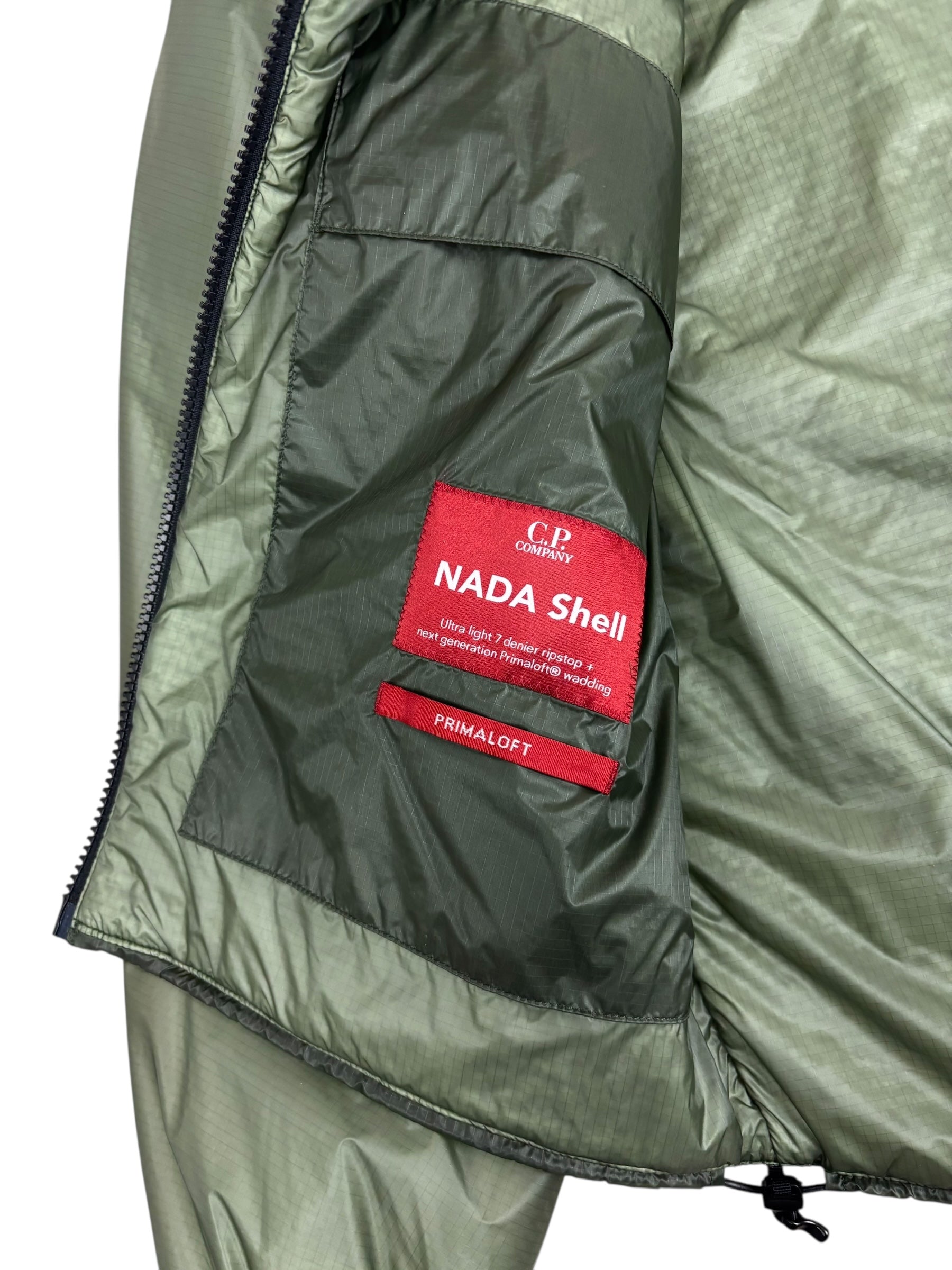 Veste C.P Company vert taille XS - Logo et étiquette