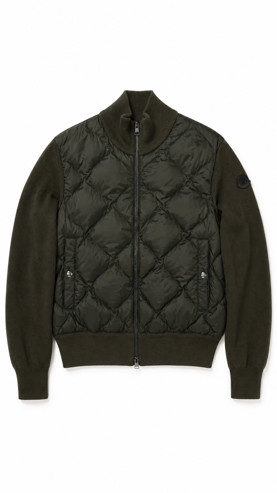Cardigan Moncler kaki taille S - vue 1/4